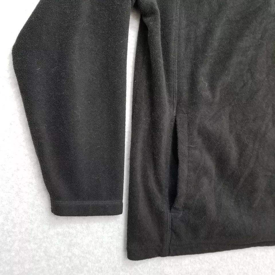 St. Johns Bay St Johns Bay Fleece Jacket Womens Large Black Pockets Zip Size L / US 10 / IT 46 - 2 Thumbnail