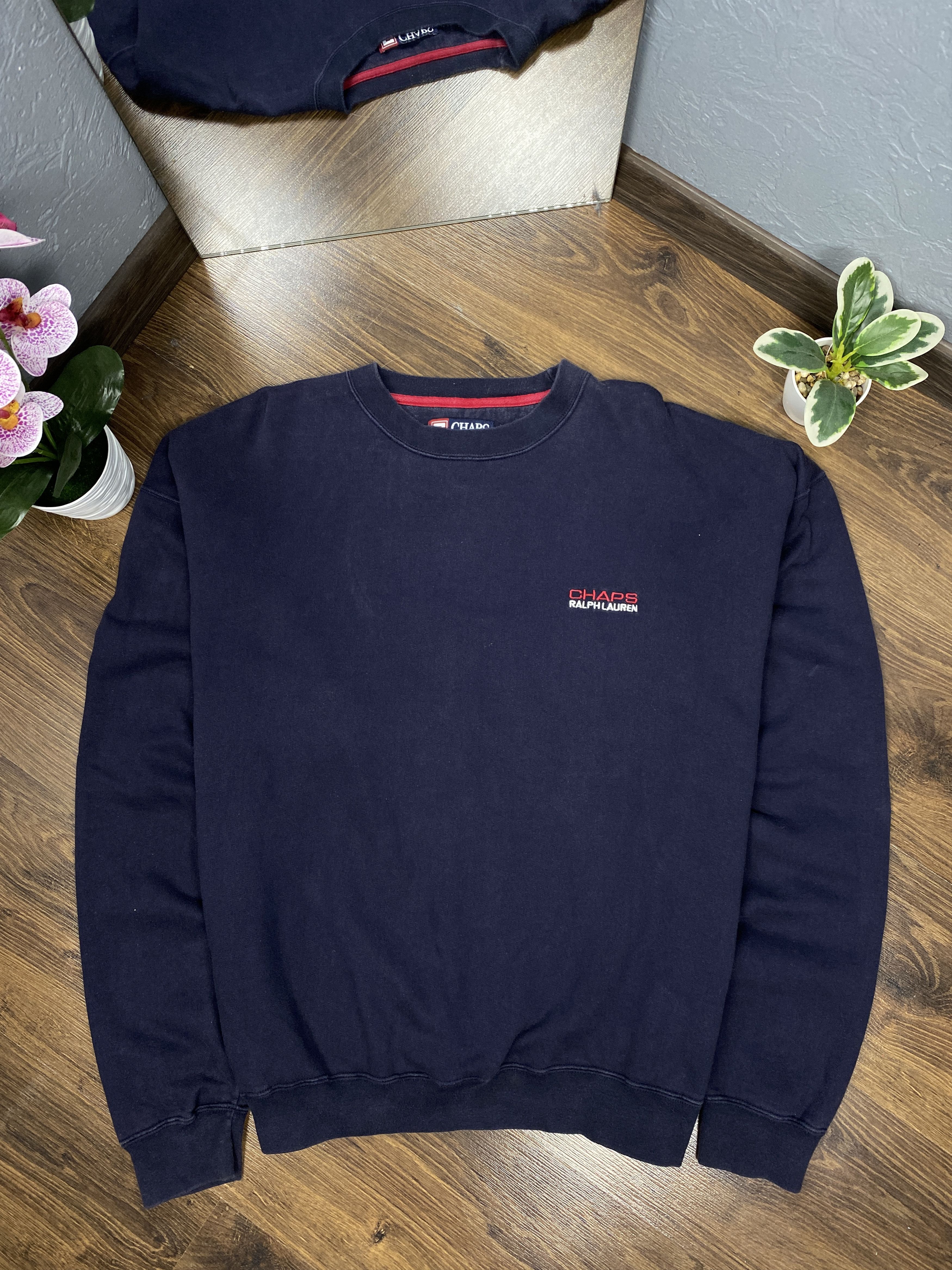 Chaps Ralph Lauren Chaps Polo Ralph Lauren 90s Vintage Mens Sweatshirt Size US L / EU 52-54 / 3 - 1 Thumbnail