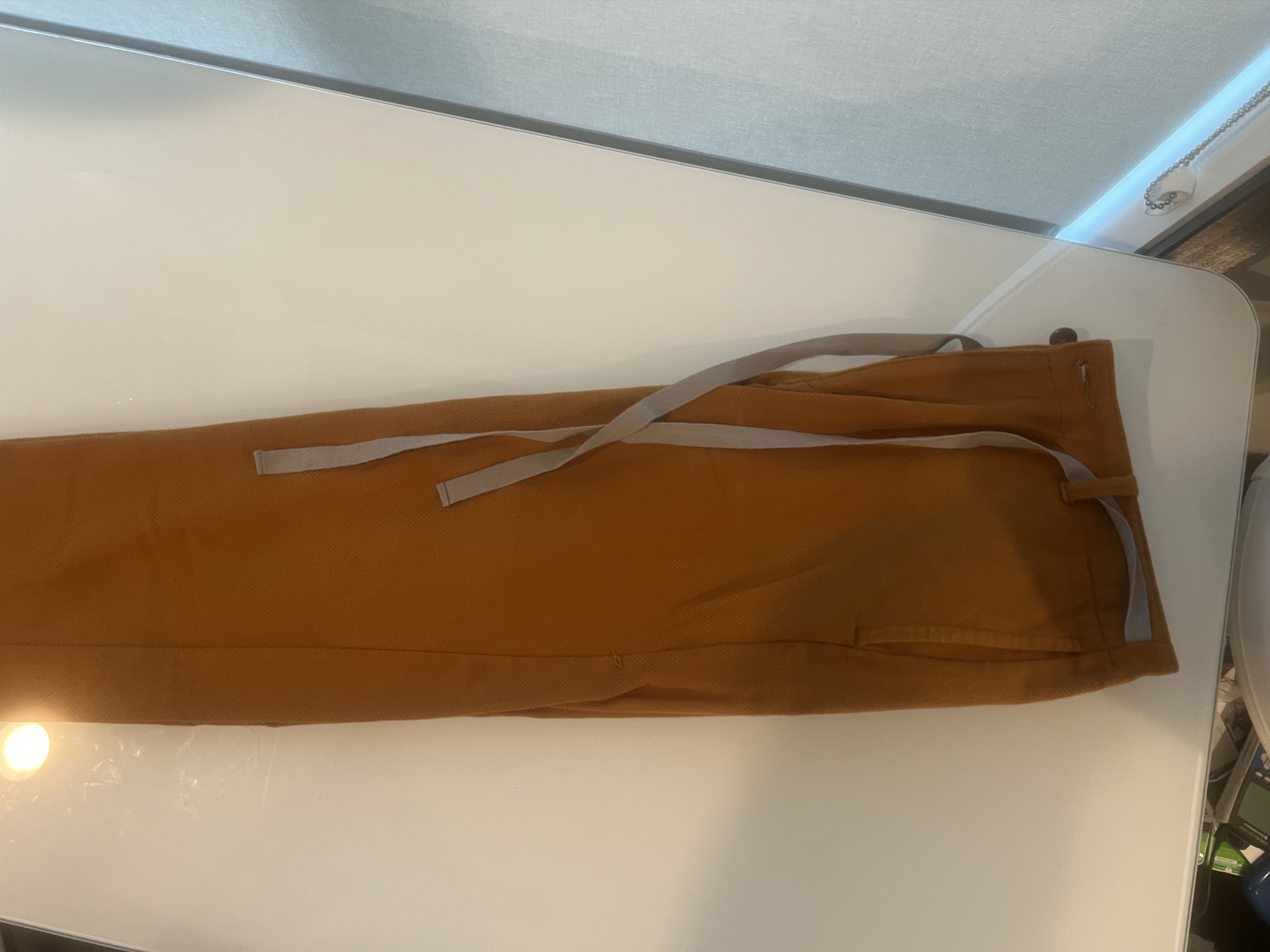 Undercover Undercover Tan with Grey Waist Tie Cropped Pants Size US 30 / EU 46 - 4 Thumbnail