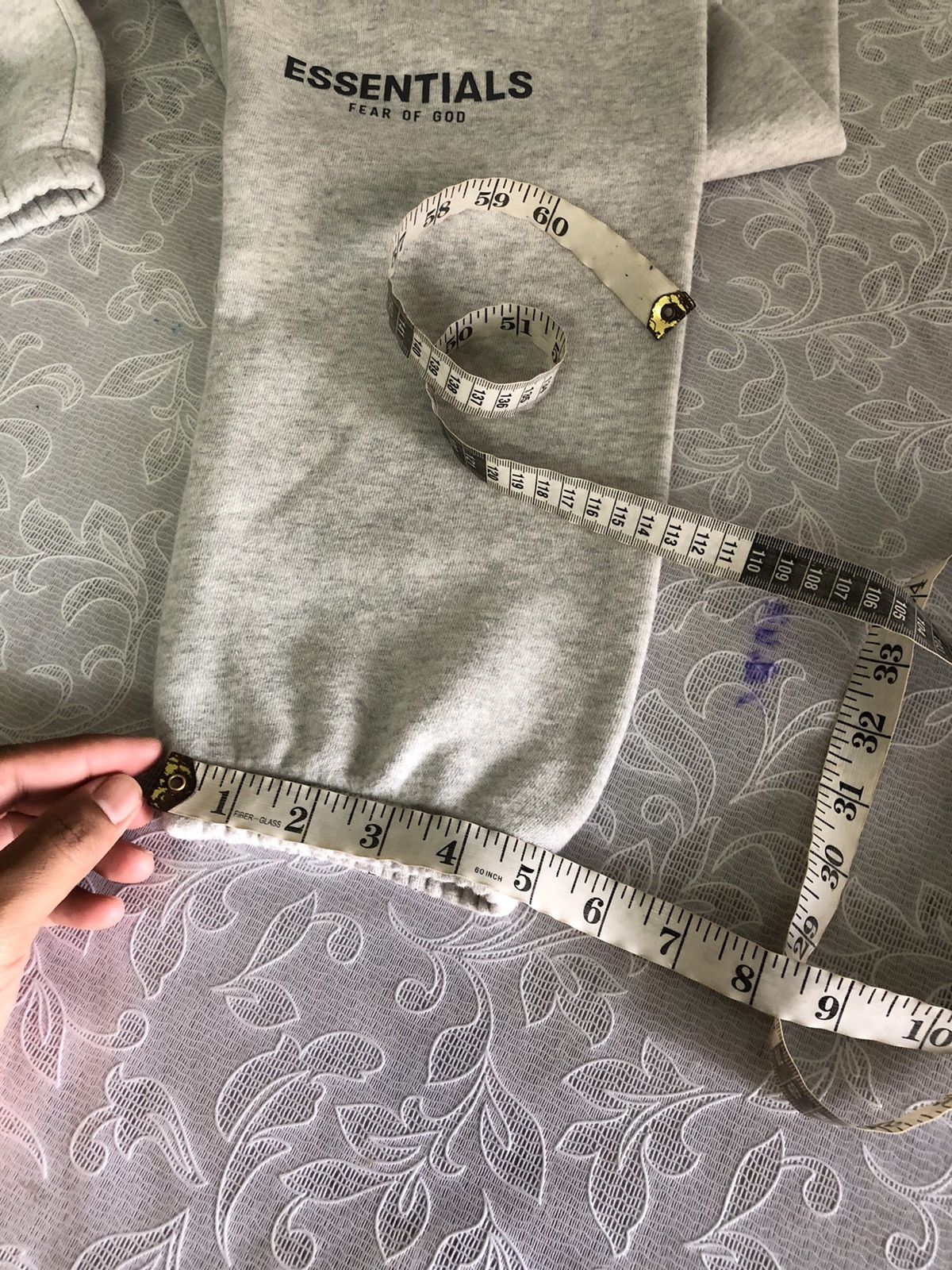 Essentials Essentials x Fear of God Gray Core Sweatpants Size US 33 - 21 Thumbnail