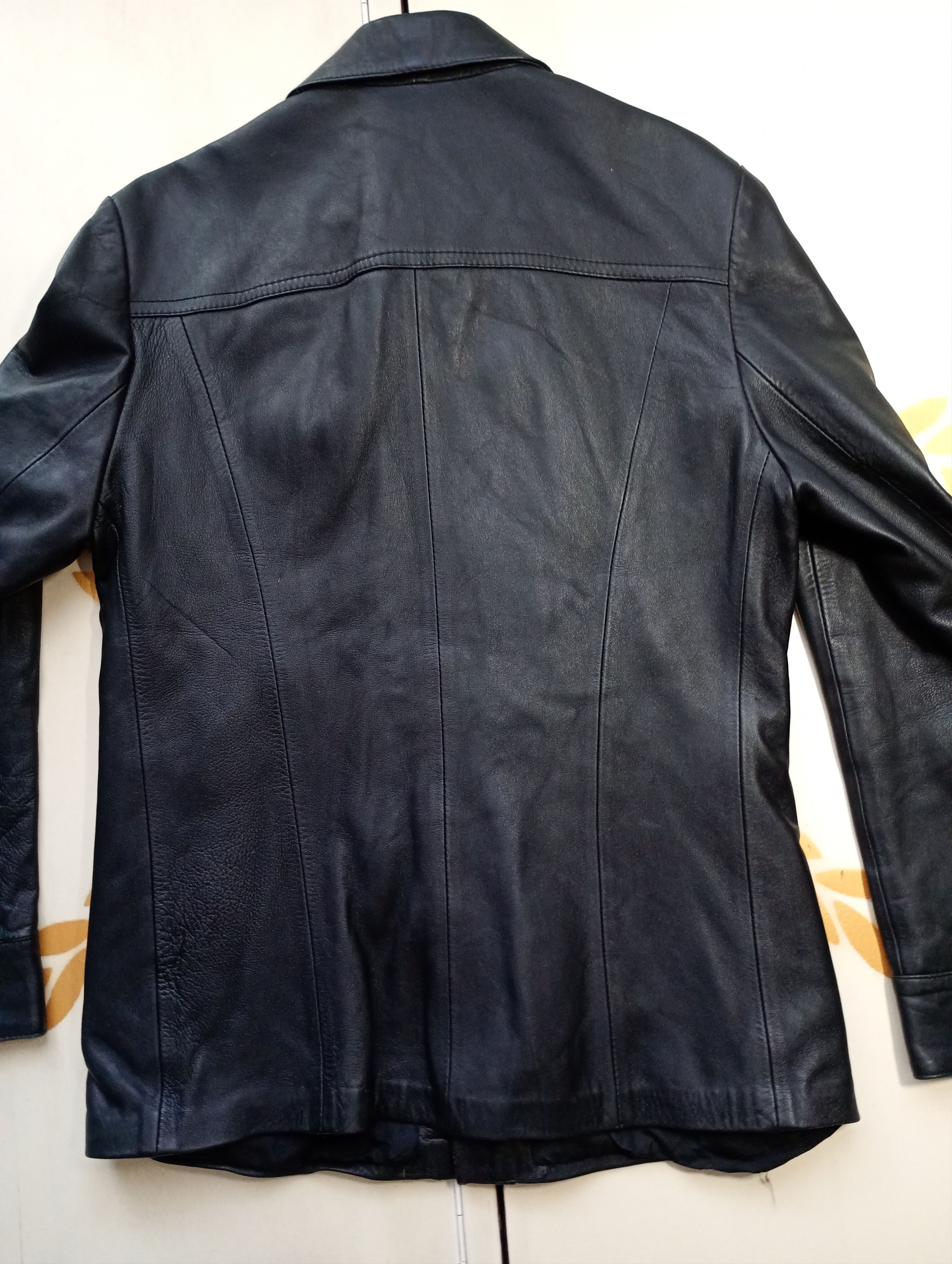Vintage Leather Jacket Vintage 60-70's Size US M / EU 48-50 / 2 - 12 Thumbnail