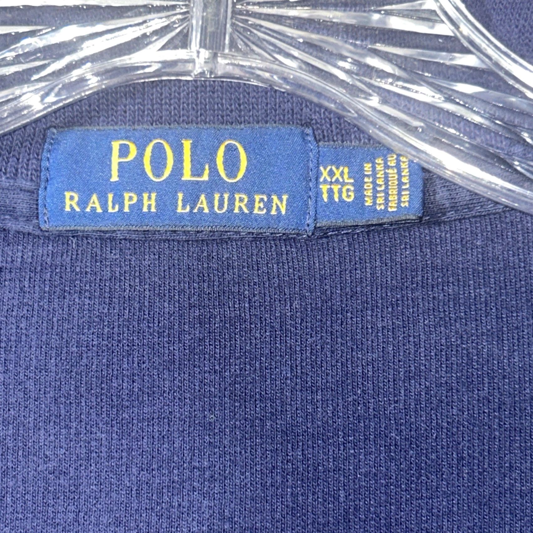 Polo Ralph Lauren Polo Ralph Lauren Sweater Shirt 2XL Blue Long Sleeve Mock Neck 1/4 Zip Pullover Size US XXL / EU 58 / 5 - 3 Thumbnail