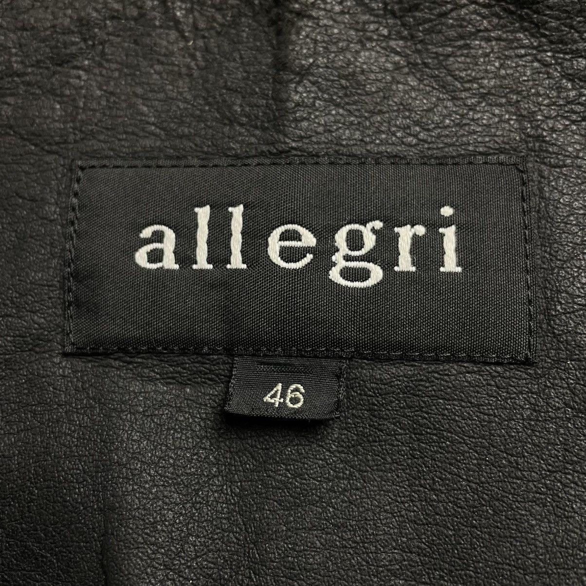 Allegri ALLEGRI HIDDEN BUTTON UP GENUINE LEATHER JACKET Size US XL / EU 56 / 4 - 19 Thumbnail