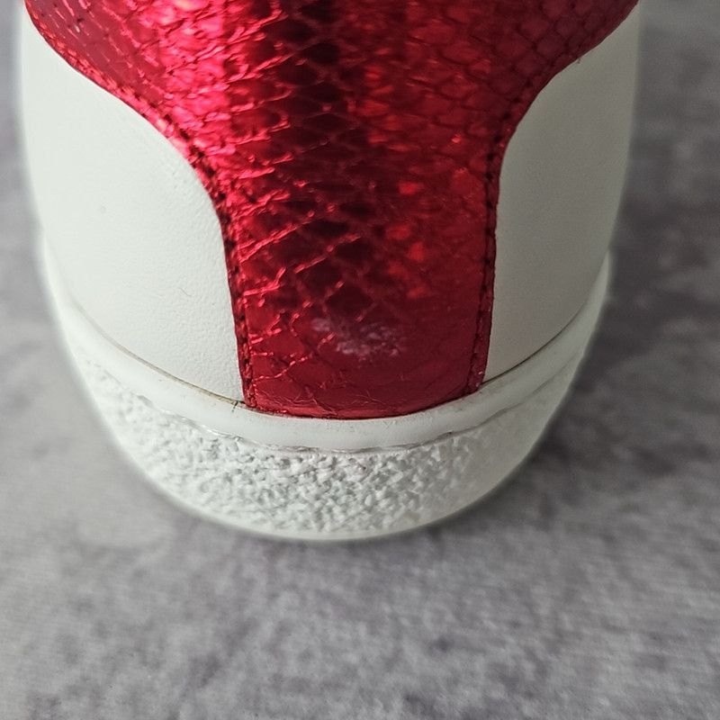 Gucci Gucci Ace Leather Pineapple Embroidery Sneakers -2508 Size US 5.5 / IT 35.5 - 6 Thumbnail