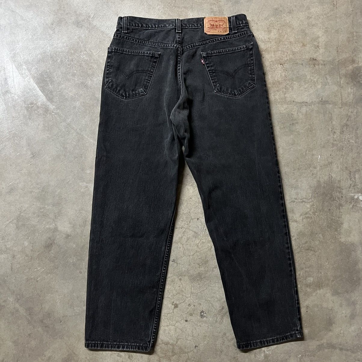 Levi's × Levi's Vintage Clothing × Vintage Vintage Levi’s 550 High-Waisted BLACK Denim Jeans Size US 36 / EU 52 - 1 Thumbnail