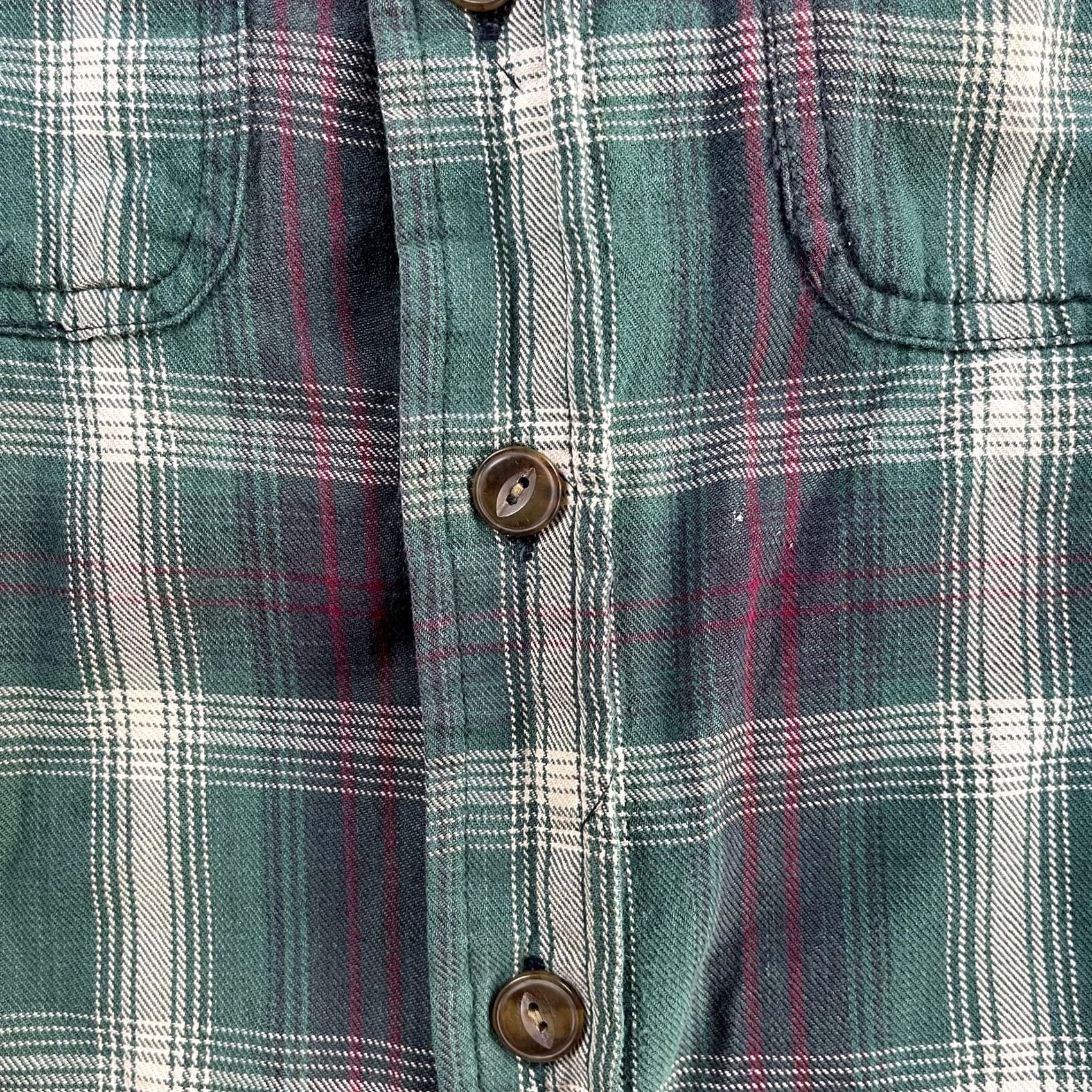 Vintage VINTAGE Claybrooke Outdoors Shirt Jacket Mens Large Green Plaid Quilted Lined Size US L / EU 52-54 / 3 - 2 Thumbnail