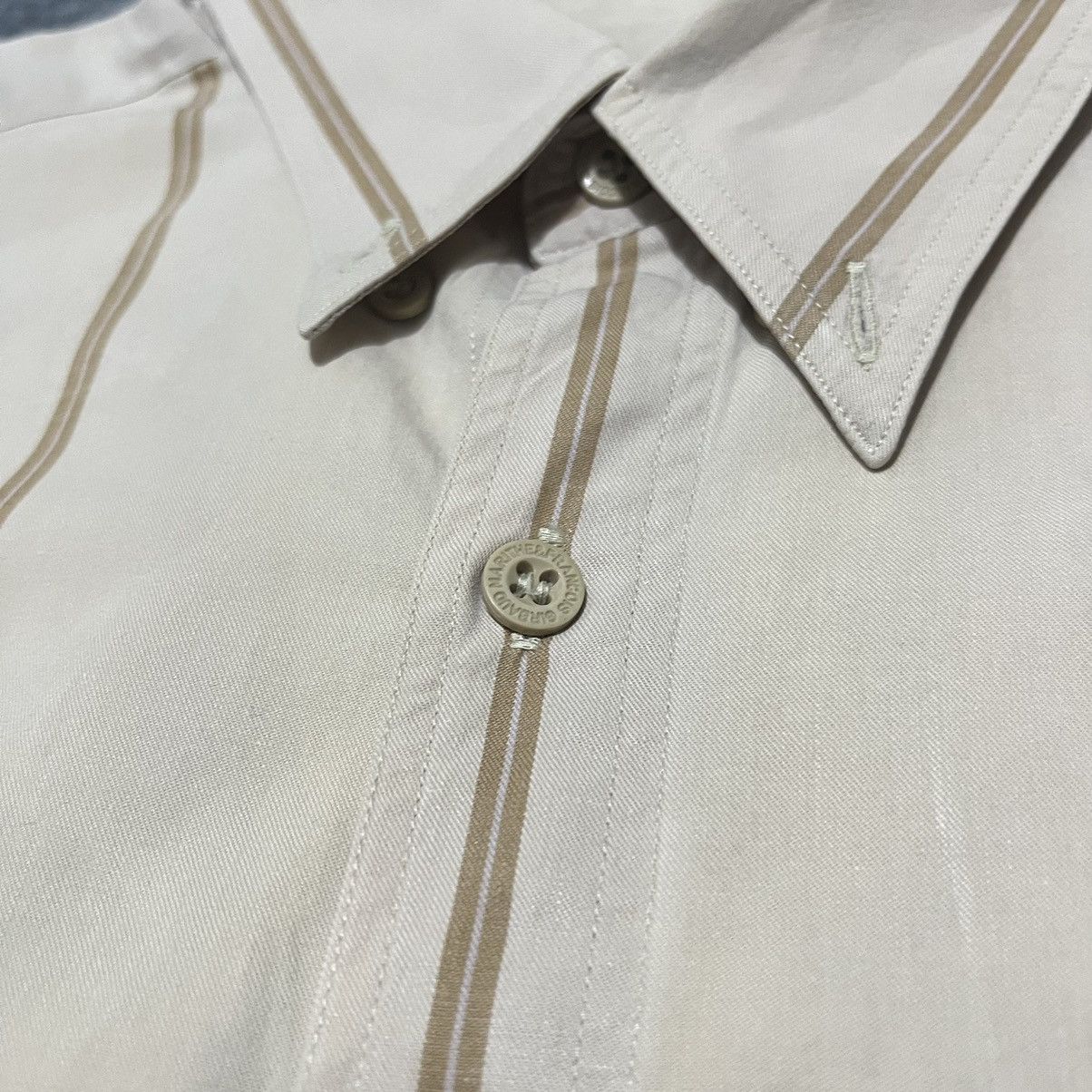 Marithe + Francois Girbaud ❌SOLD❌90s Marithe Girbaud Francois Longslevee Shirt Size US L / EU 52-54 / 3 - 6 Thumbnail