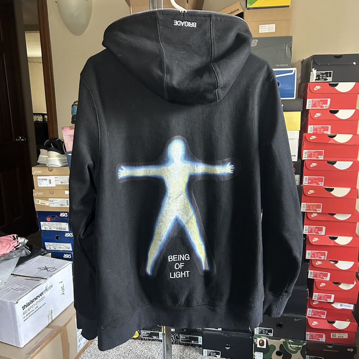 Brigade 2020 BEiNG OF LiGHT FULL ZiP HOODiE SWEATSHiRT Size US L / EU 52-54 / 3 - 16 Thumbnail