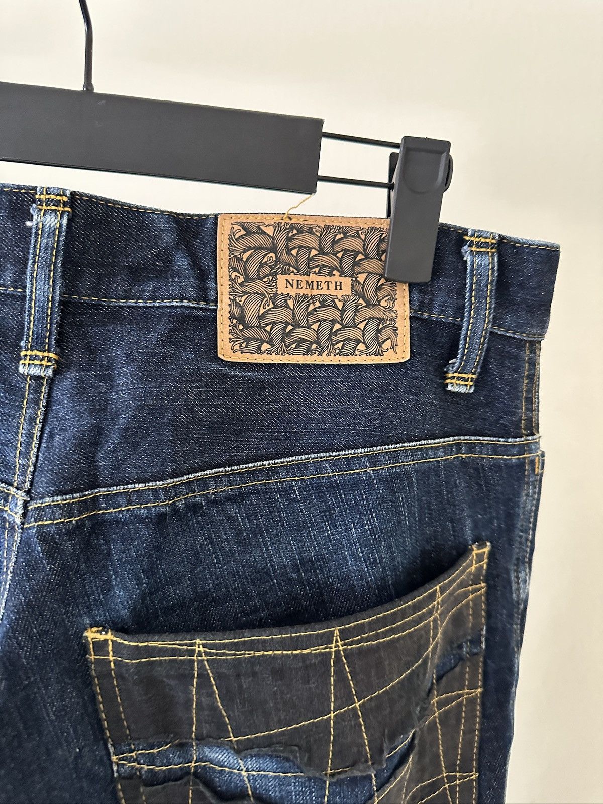 Christopher Nemeth 1990s Christopher Nemeth Knee-patch Jeans Size US 30 / EU 46 - 8 Thumbnail