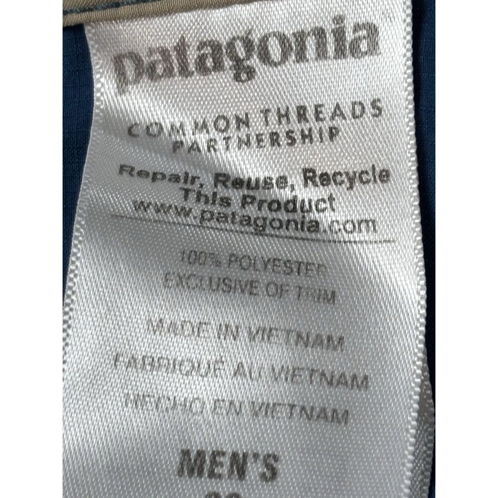Patagonia Patagonia Board Shorts Mens 36 Wavefarer Lace Up Swim Surf Hike Outdoor Logo Board Shorts 36 Wavefarer Pat Size US 36 / EU 52 - 5 Thumbnail