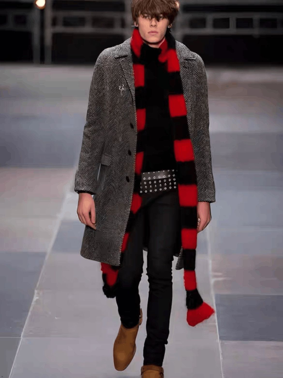 Saint Laurent Paris Sz 48 Saint Laurent Paris by Hedi 13AW Wool Coat Size US M / EU 48-50 / 2 - 9 Thumbnail