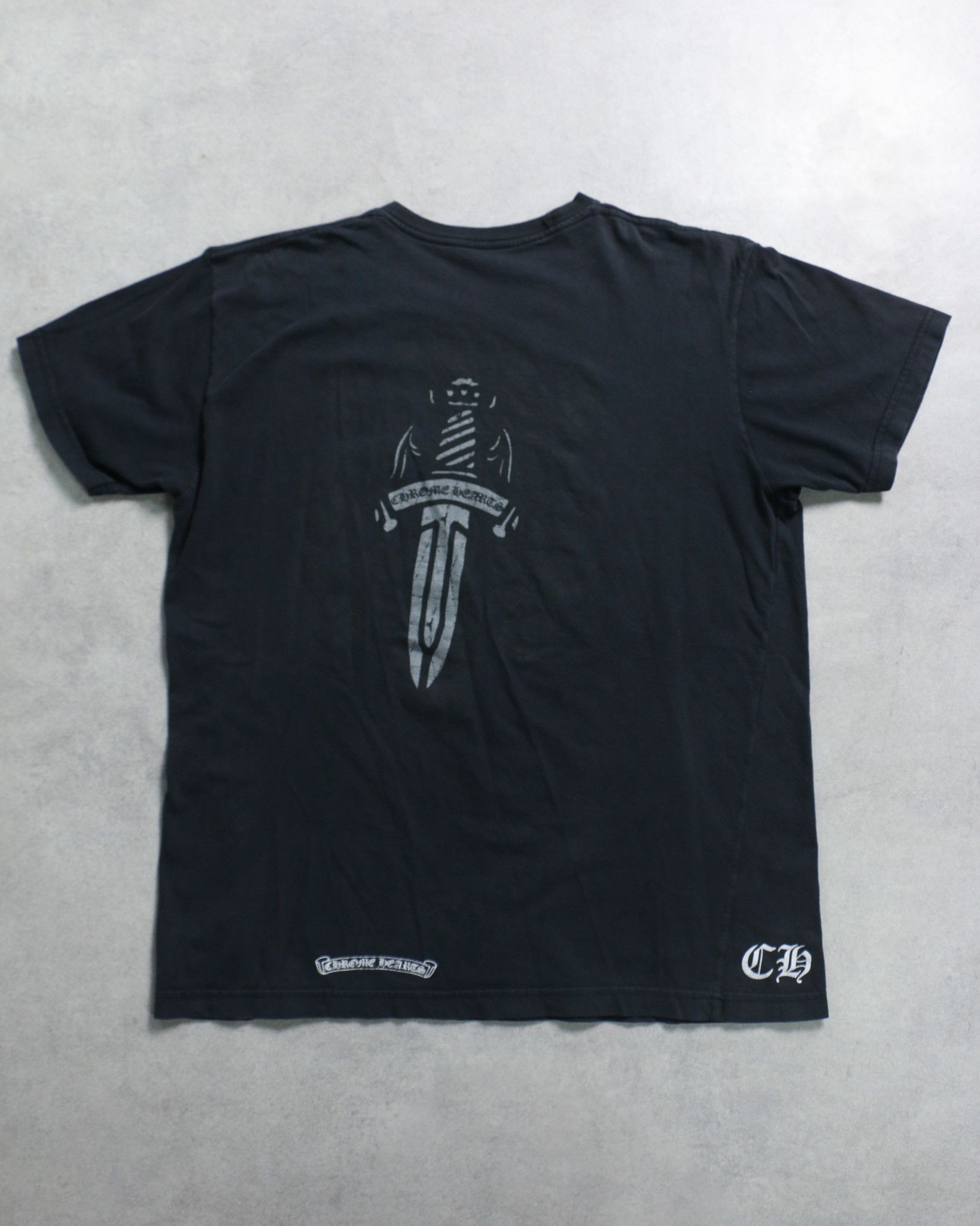 Chrome Hearts Chrome Hearts American Flag Dagger T-Shirt | Grailed