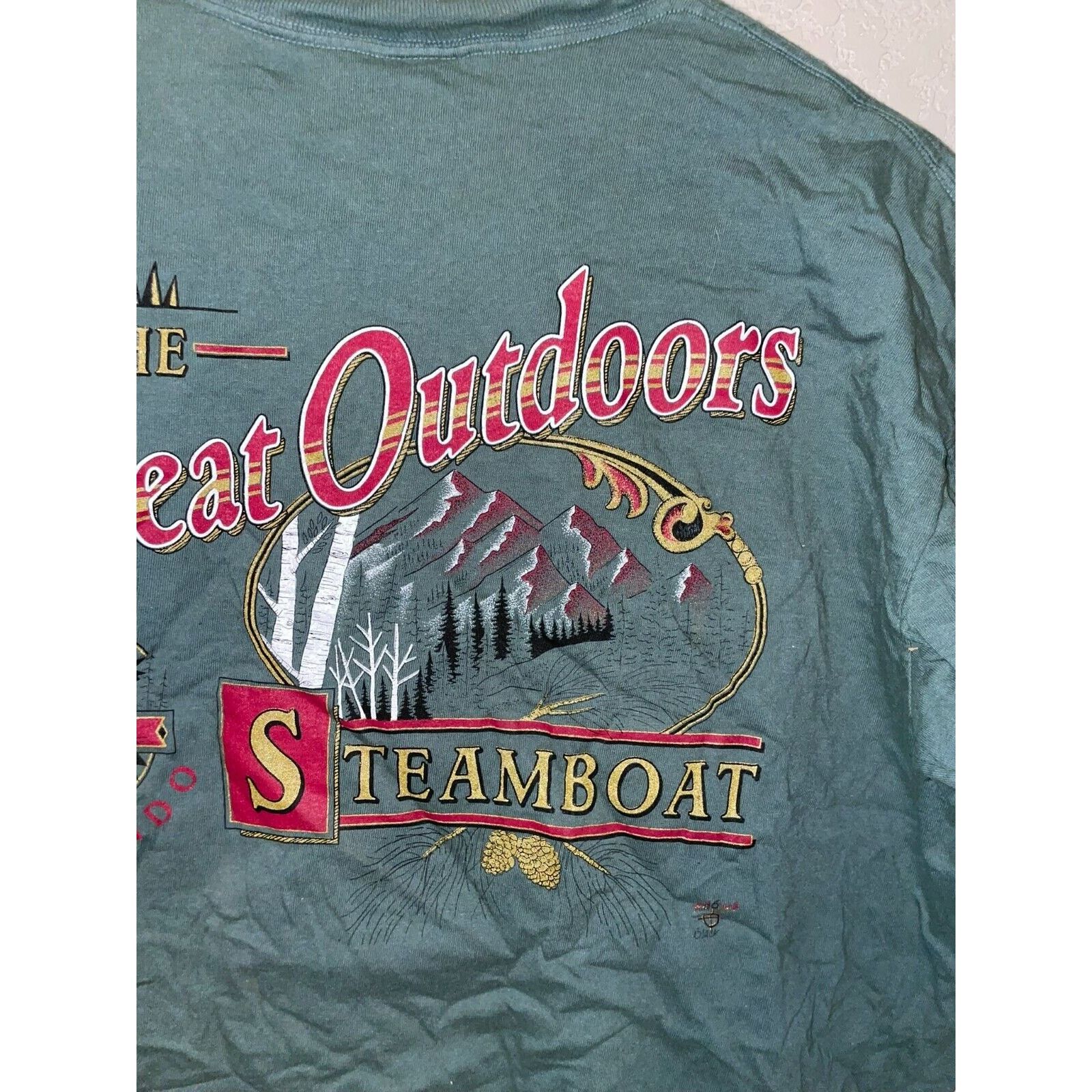 Vintage Vintage Test Print Shirt Grand Canyon Cowboy 90s Tee 90s L Size US L / EU 52-54 / 3 - 12 Thumbnail