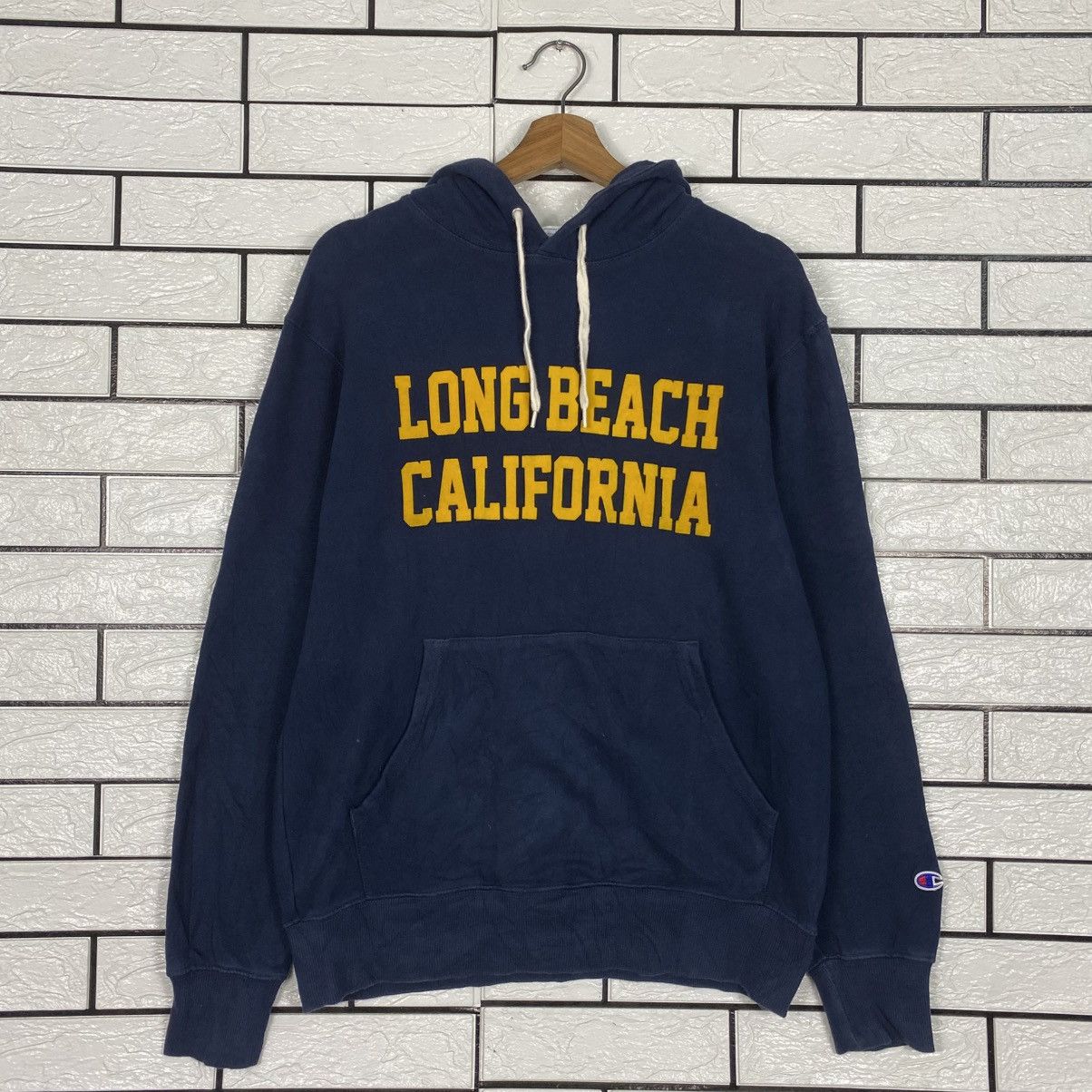 Japanese Brand 📌Vintage Hoodie Champion Long Beach California Size US M / EU 48-50 / 2 - 13 Thumbnail