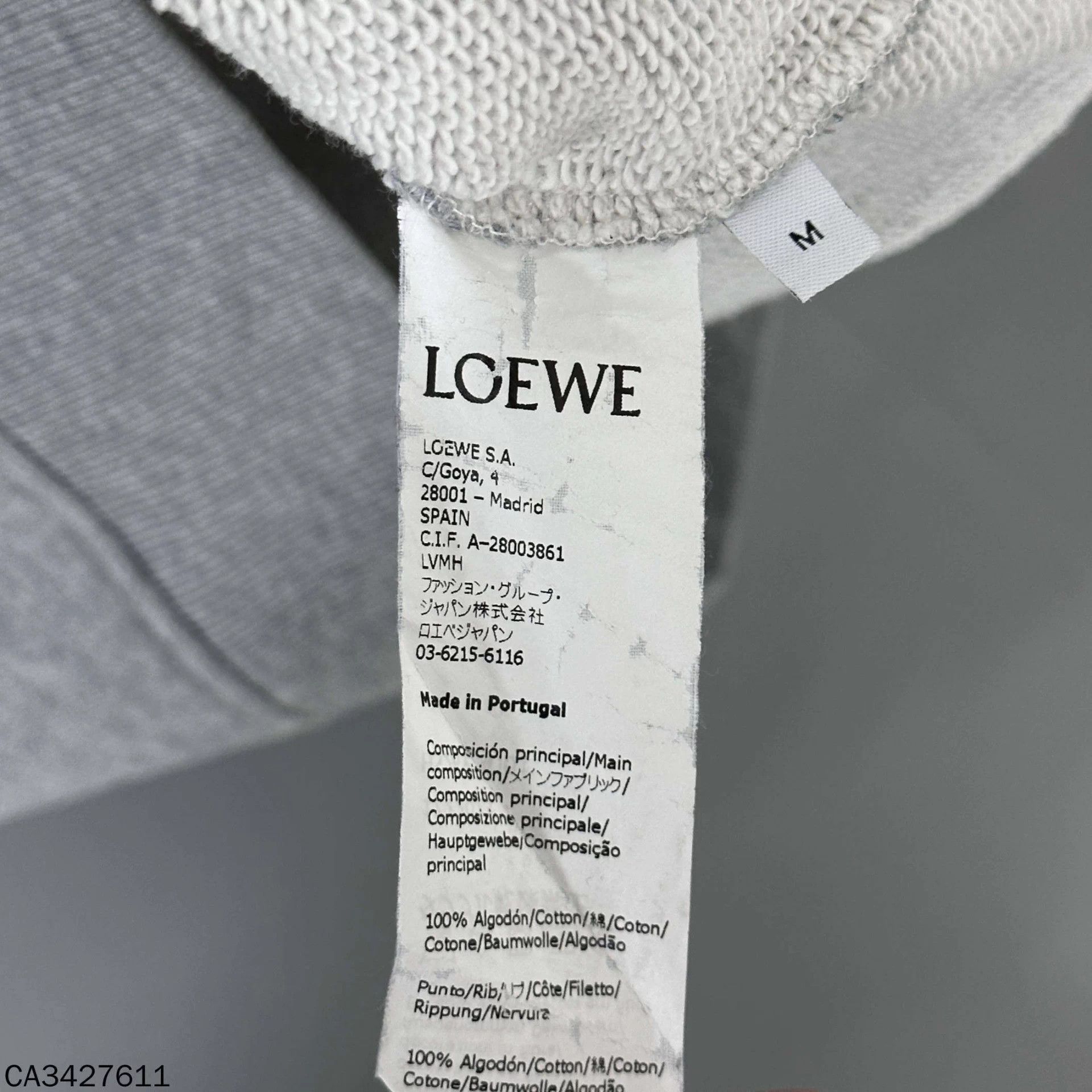 Loewe LOEWE color blocked embroidered logo sweatshirt M Size US M / EU 48-50 / 2 - 6 Thumbnail