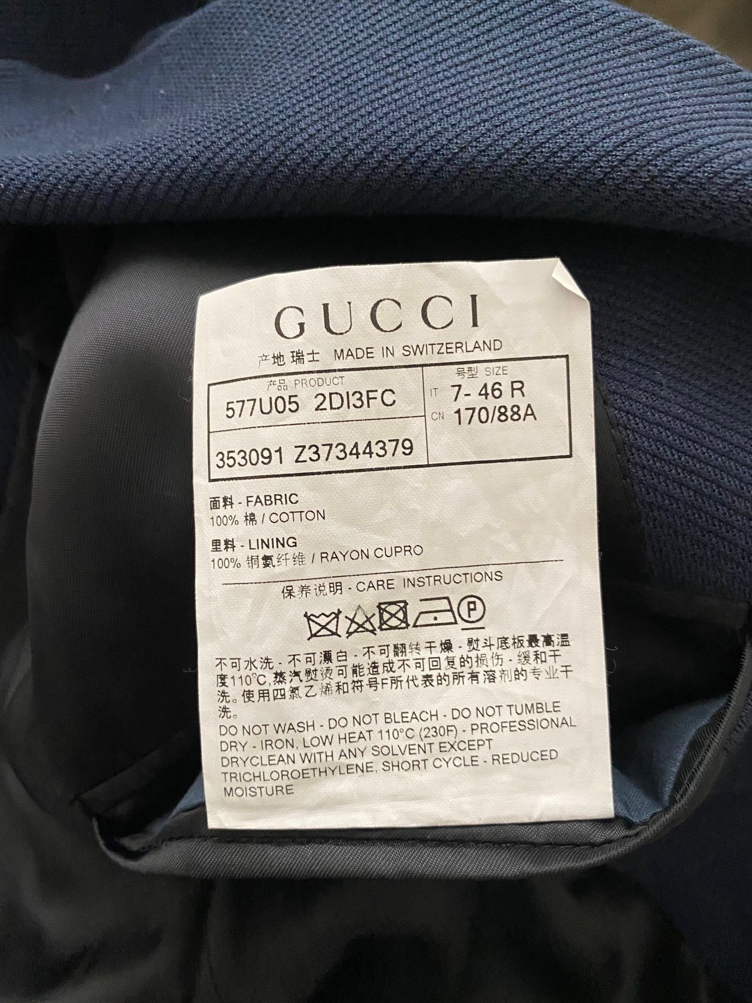 Gucci Gucci 2014 spring summer runway blue blazer jacket Size US S / EU 44-46 / 1 - 8 Thumbnail