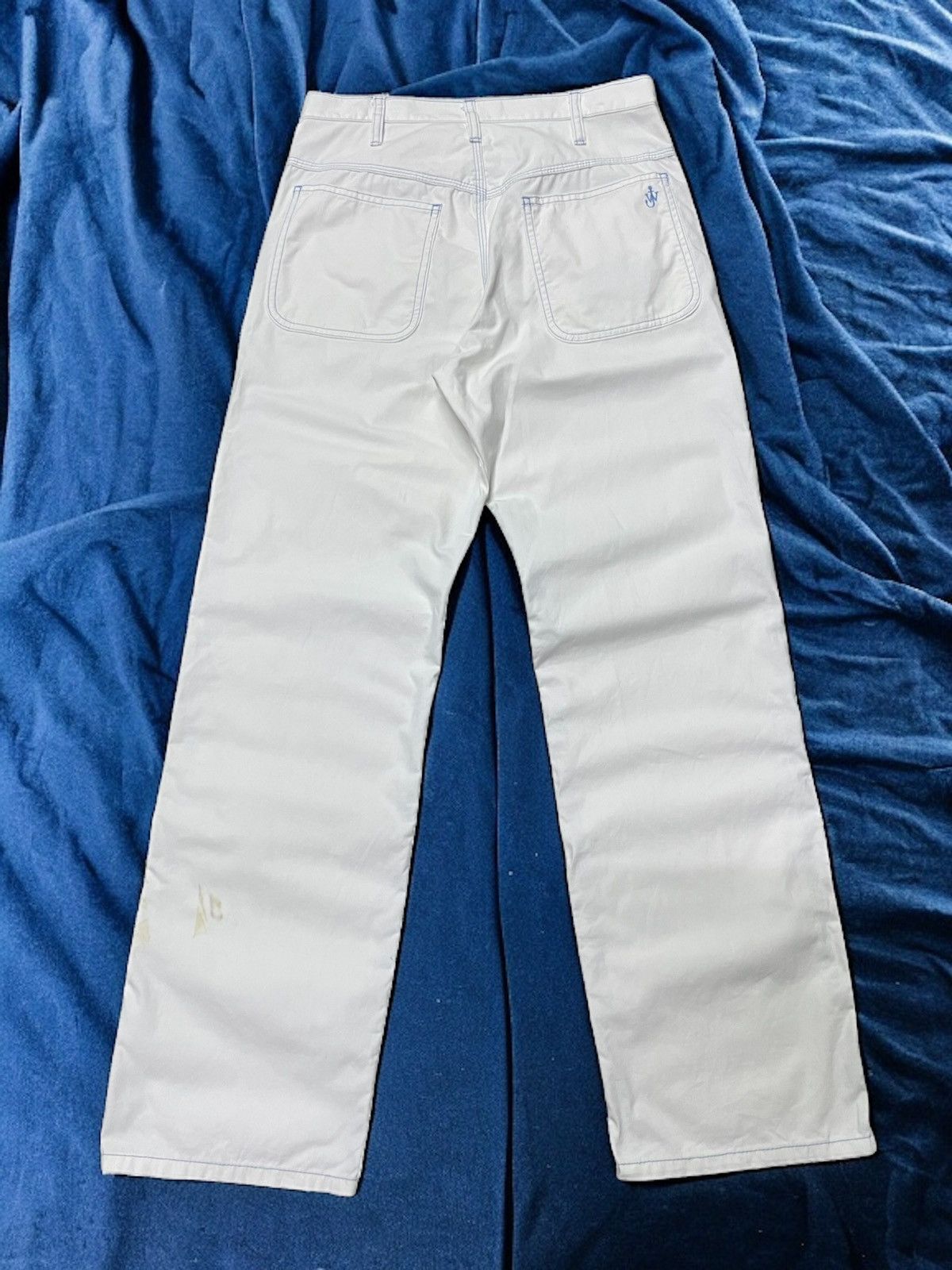 Anderson X Uniqlo Contrast Stitch Pants Straight Cut