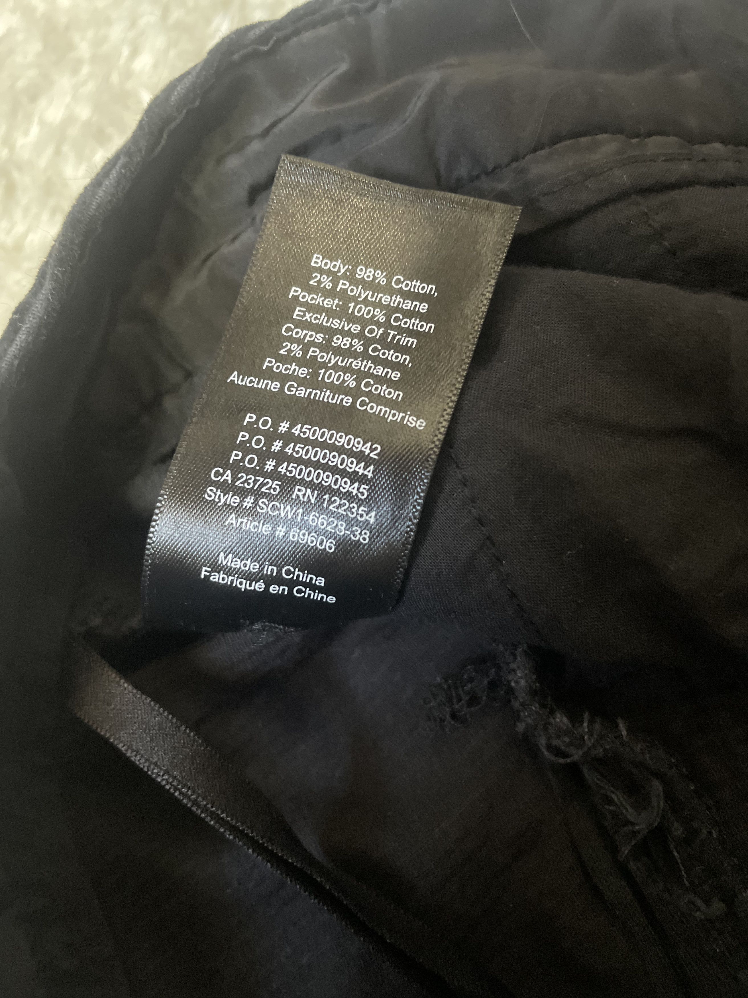 Aritzia Black Corduroy Wide Leg Pants Size 25" / US 0 / IT 36 - 6 Thumbnail