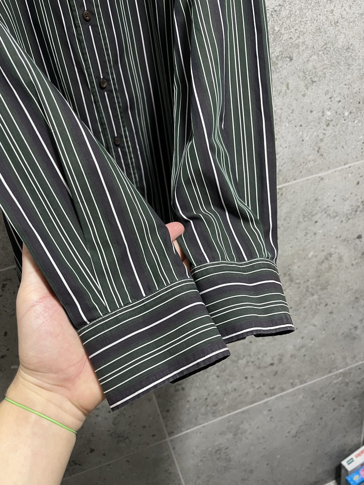 Etro × Vintage Etro Shirt Black Striped Men Size 43 Size US M / EU 48-50 / 2 - 4 Thumbnail