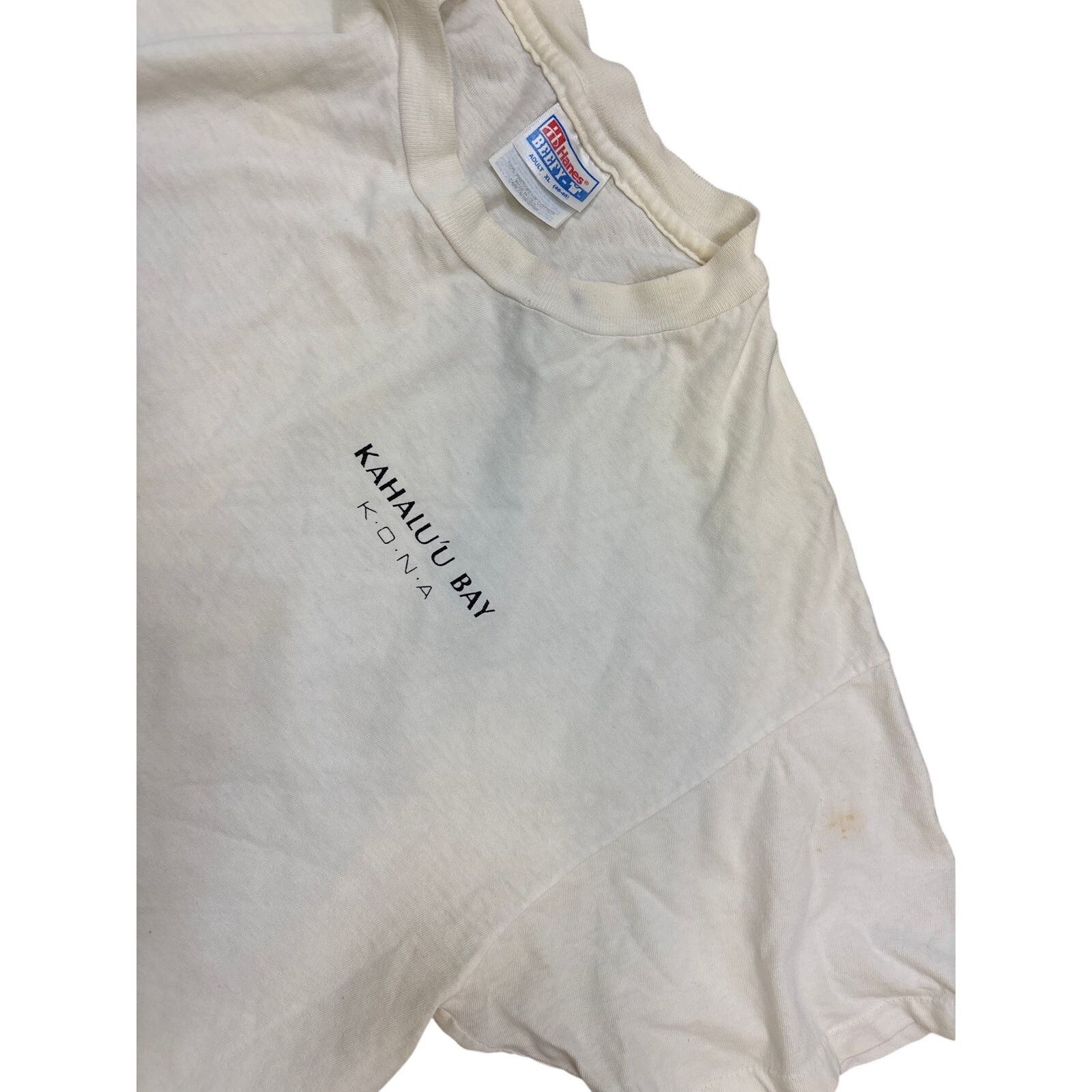 Hanes Vintage 1989 Tropic Tee reef fish of Hawaii Kona XL shirt Size US XL / EU 56 / 4 - 6 Thumbnail