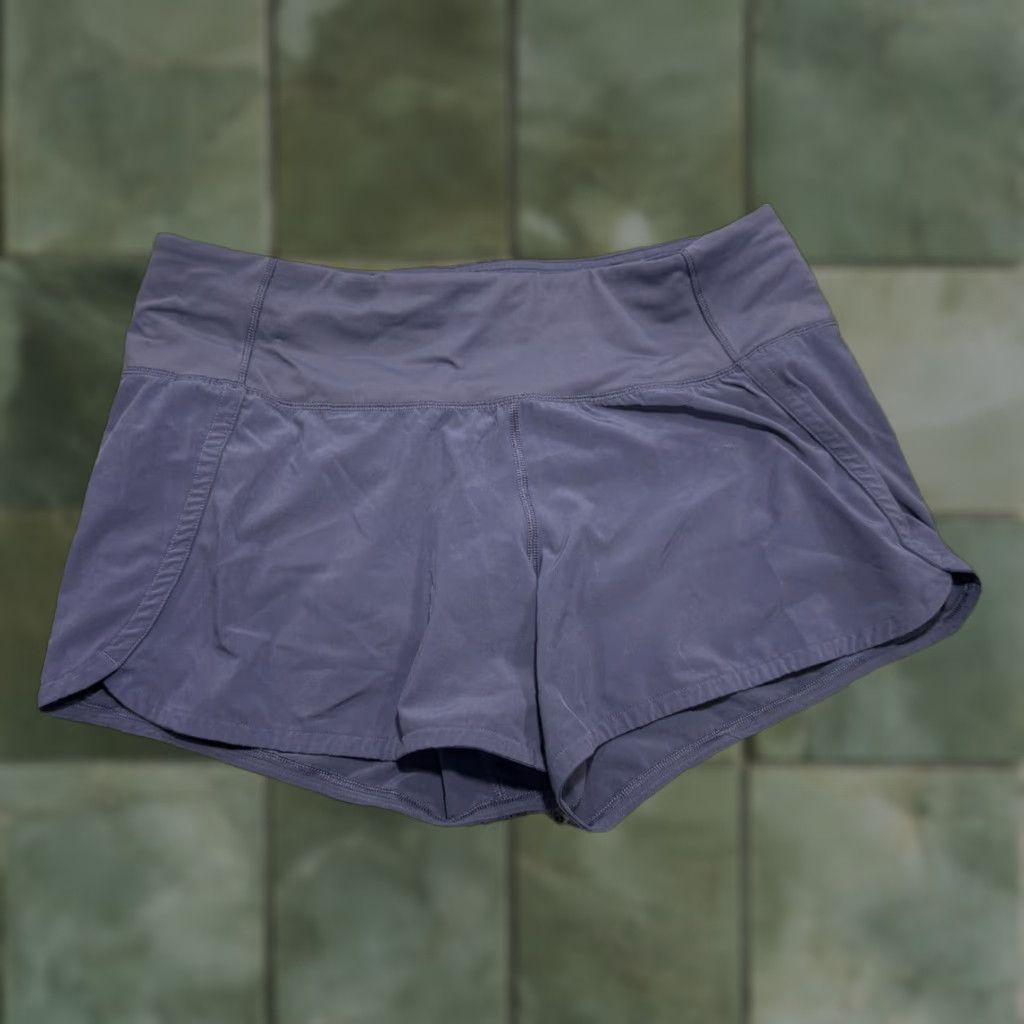 Lululemon Lululemon Run Times Short Women Size 6 Blue Athletic Running & Jogging Shorts Size 28" / US 6 / IT 42 - 1 Thumbnail