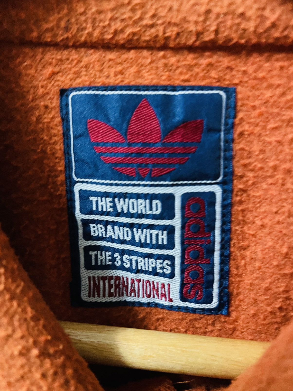 Adidas × Vintage ADIDAS JACKET velvet SHIRT THREE STRIPES Size US L / EU 52-54 / 3 - 5 Thumbnail