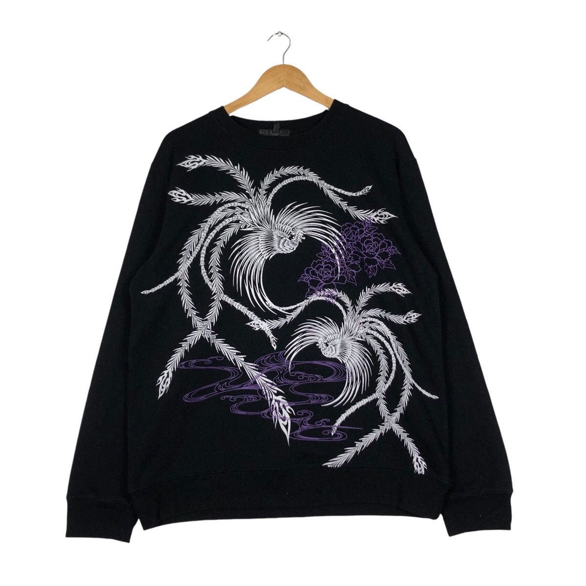 Japanese Brand Japanesse Gangster Sweatshirt Abstract Daring Streetwear Size US M / EU 48-50 / 2 - 1 Thumbnail