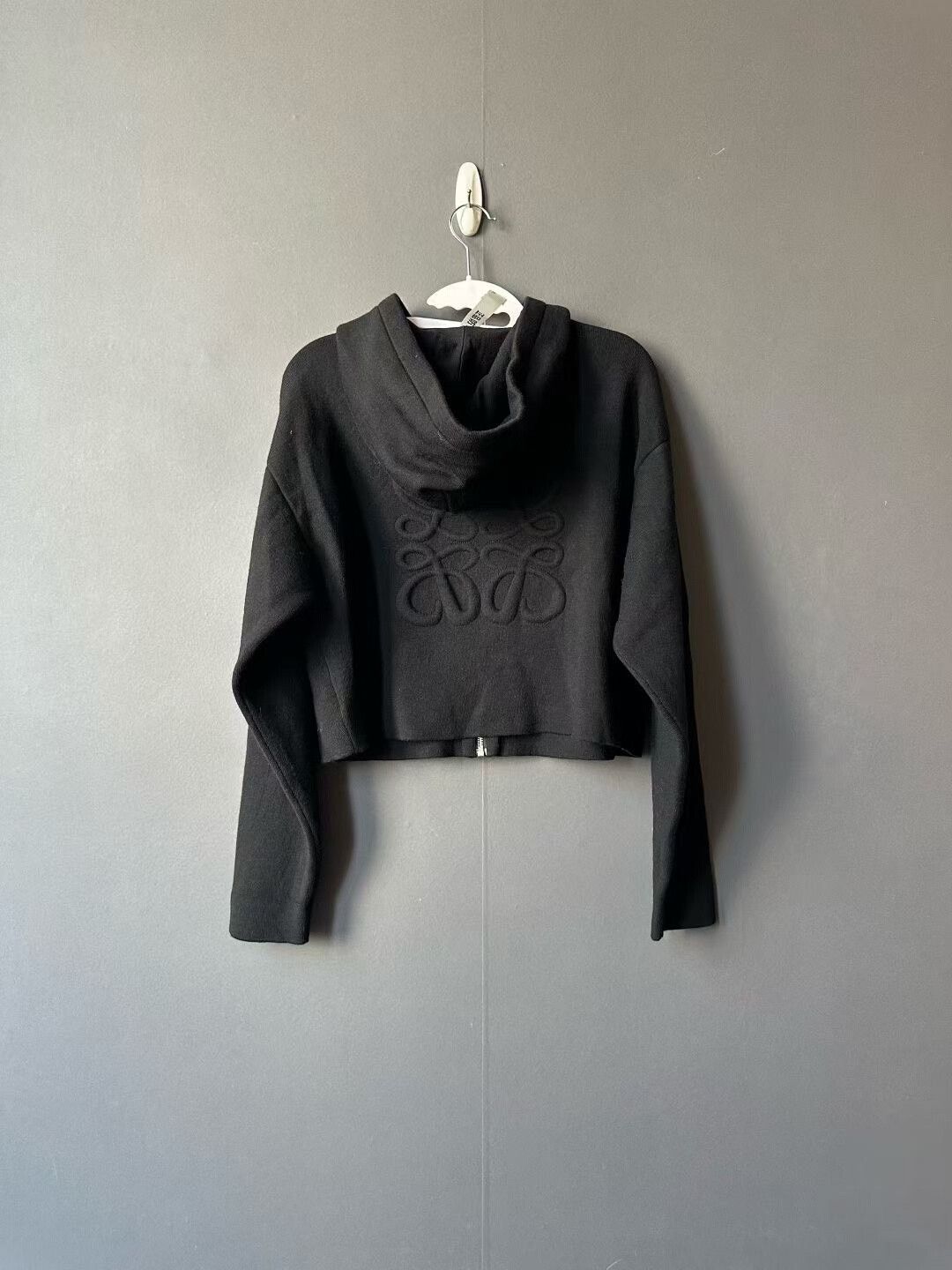 Loewe loewe wool hooded jacket with embossed logo Size US S / EU 44-46 / 1 - 1 Thumbnail