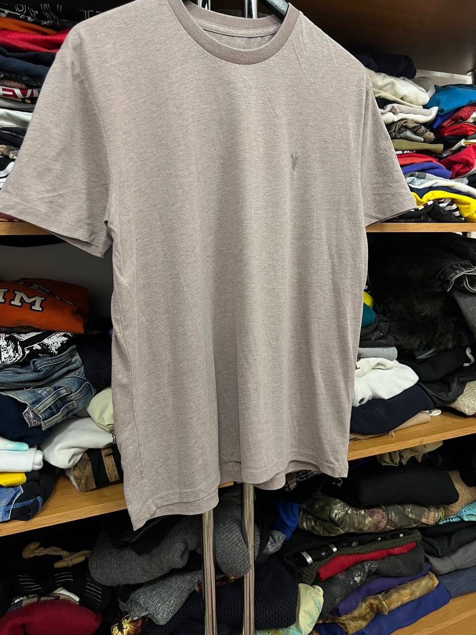 Designer Allsaints Cotton Minimalistic Basic Striped t shirt tee Size US M / EU 48-50 / 2 - 4 Thumbnail