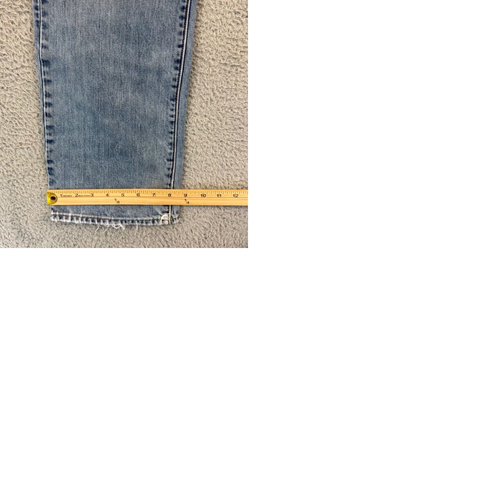 Gap VINTAGE Gap 1969 Jeans Mens 32x32 Blue Straight Leg Relaxed Fit Distressed Denim Size US 32 / EU 48 - 9 Thumbnail