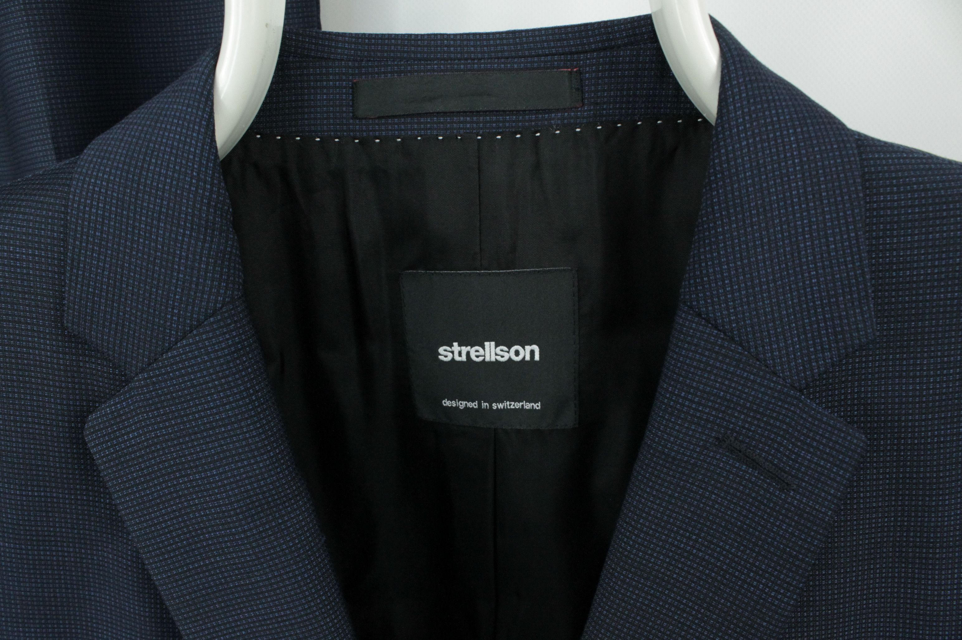 Strellson Strellson Allen Mercer Super 110' Wool Slim Fit Men's Suit Size 40R - 4 Thumbnail