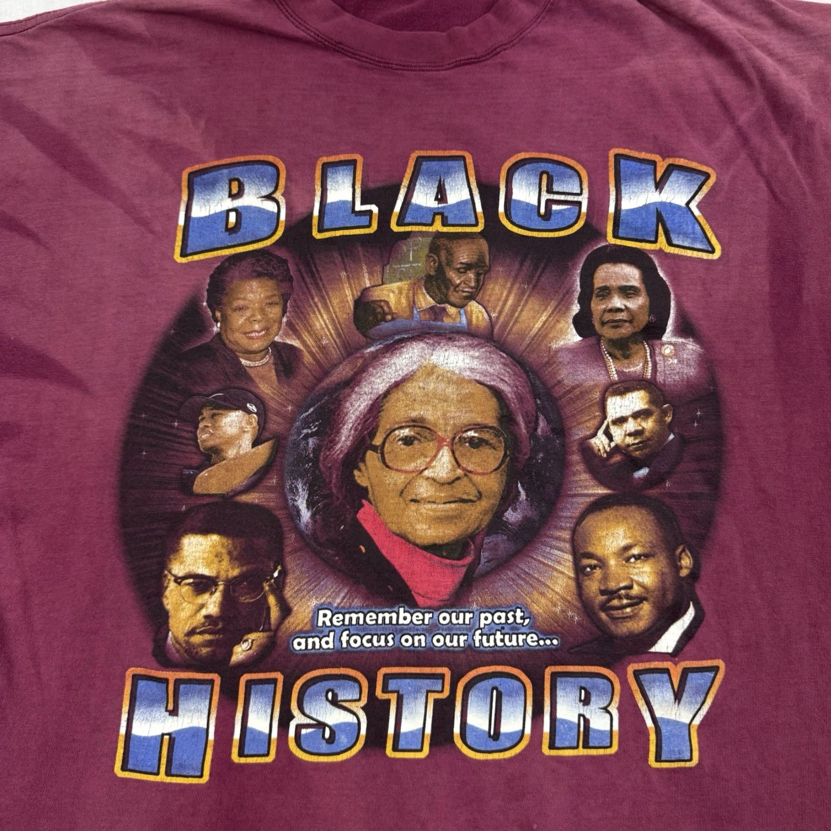 Vintage VINTAGE Unbranded Black History T Shirt Adult Large Graphic Print 90s Grunge Mens Size US L / EU 52-54 / 3 - 2 Thumbnail