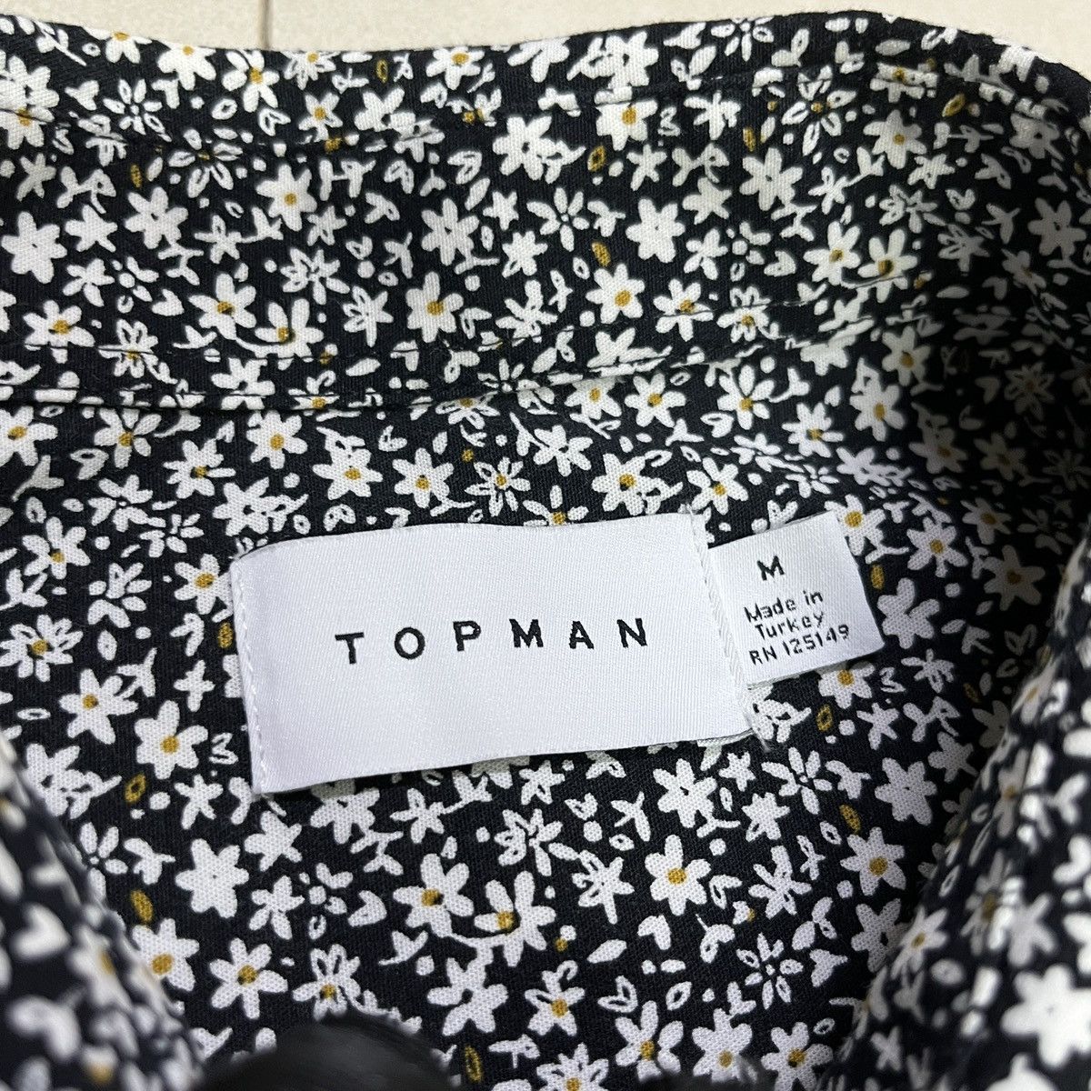 Topman Topman Allover Floral/Flower Shirt Size US S / EU 44-46 / 1 - 4 Thumbnail