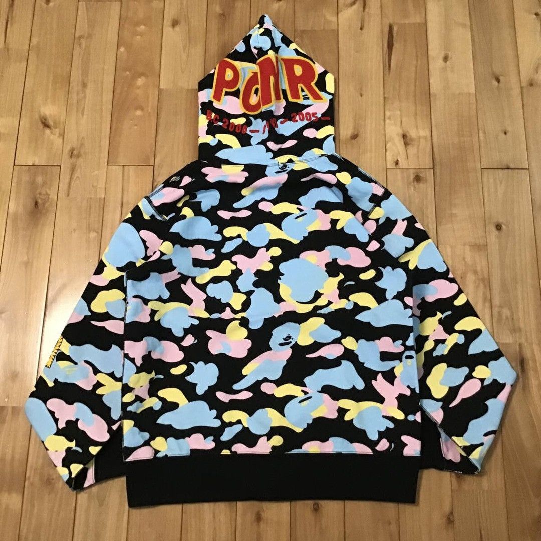 Bape BAPE Multi camo shark full zip hoodie cotton candy camo APE Size US M / EU 48-50 / 2 - 2 Thumbnail