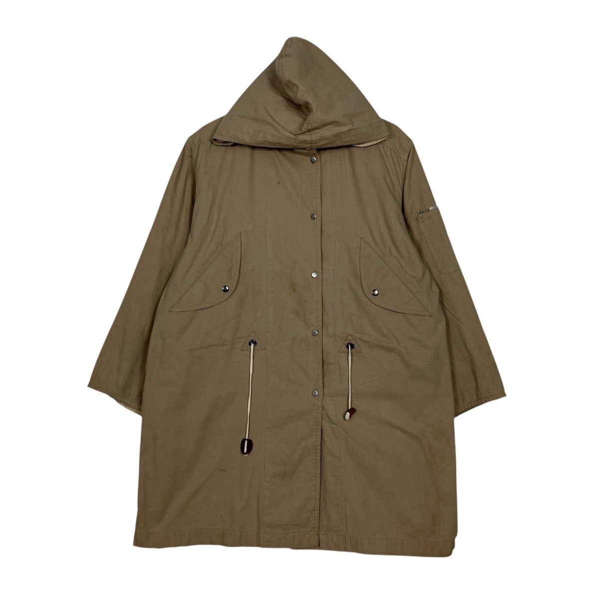 Issey Miyake Vintage 80s Issey Miyake Sport Hooded Jacket Size L / US 10 / IT 46 - 1 Thumbnail