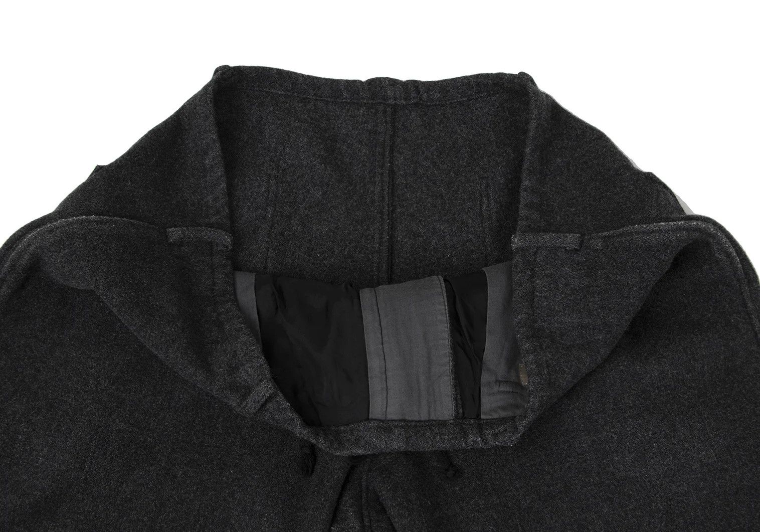 Jean Paul Gaultier Melton Wool Waist String Pants in Gray Size US 34 / EU 50 - 10 Thumbnail