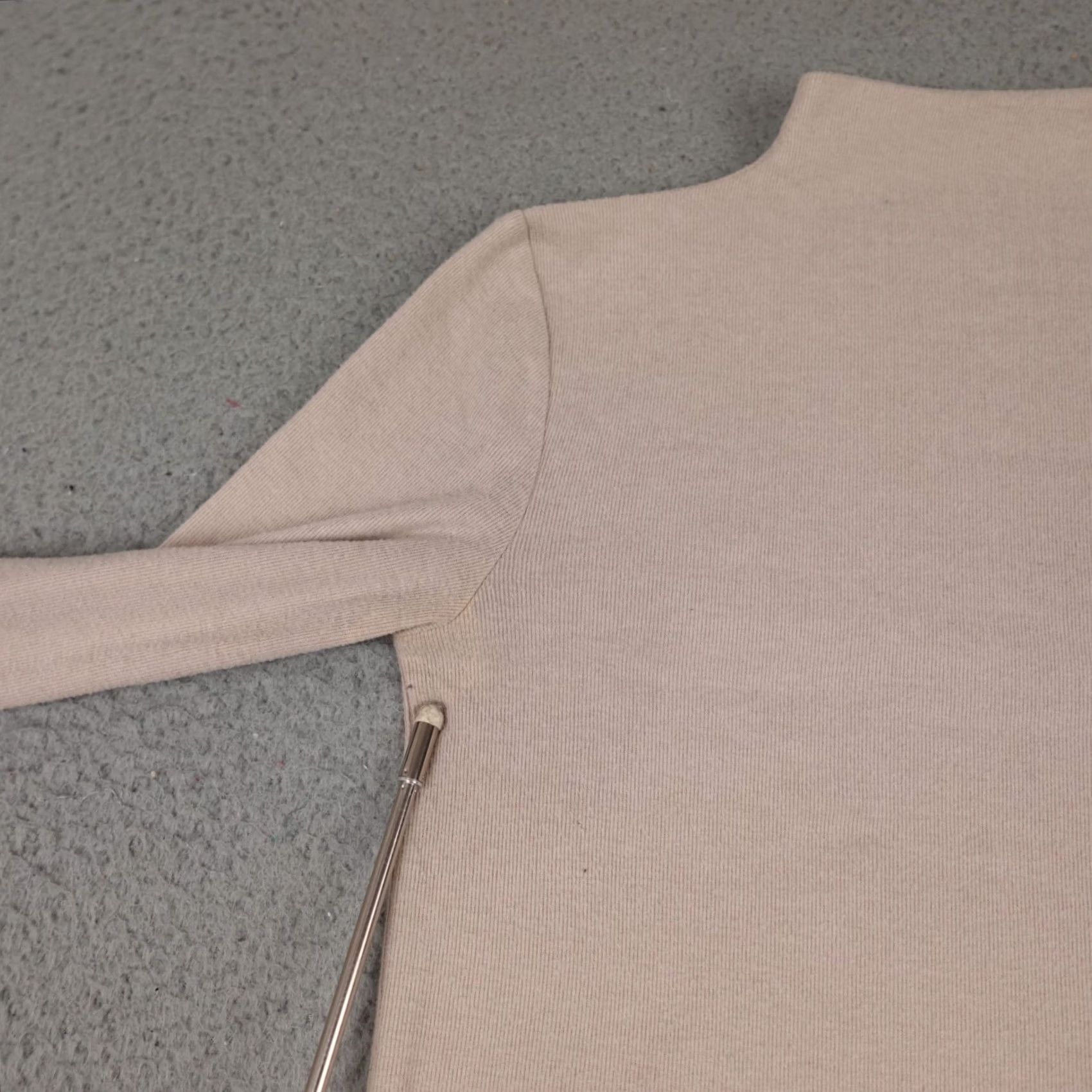 Zara Zara Knit Turtleneck Pullover Shirt Womens Medium Brown Long Sleeve Ribbed Size M / US 6-8 / IT 42-44 - 7 Thumbnail