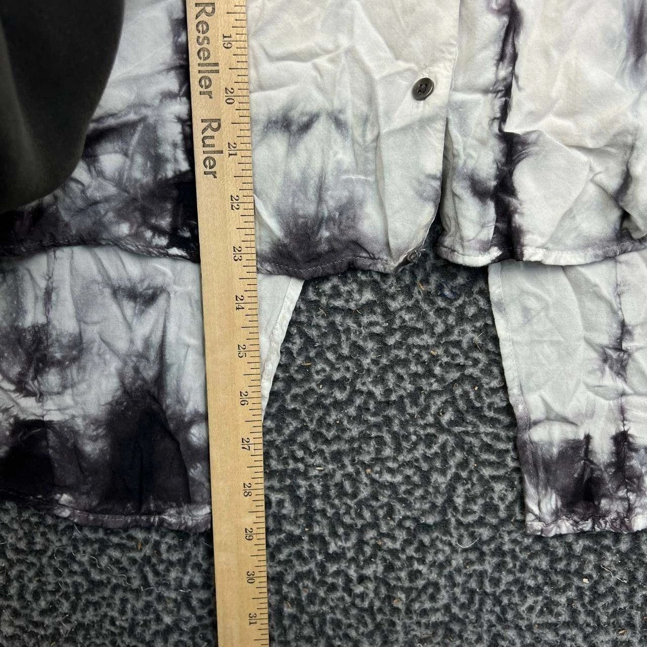 Rock & Republic Rock & Republic Womens S Tie Dye Button Up High Low Blouse Size S / US 4 / IT 40 - 5 Thumbnail