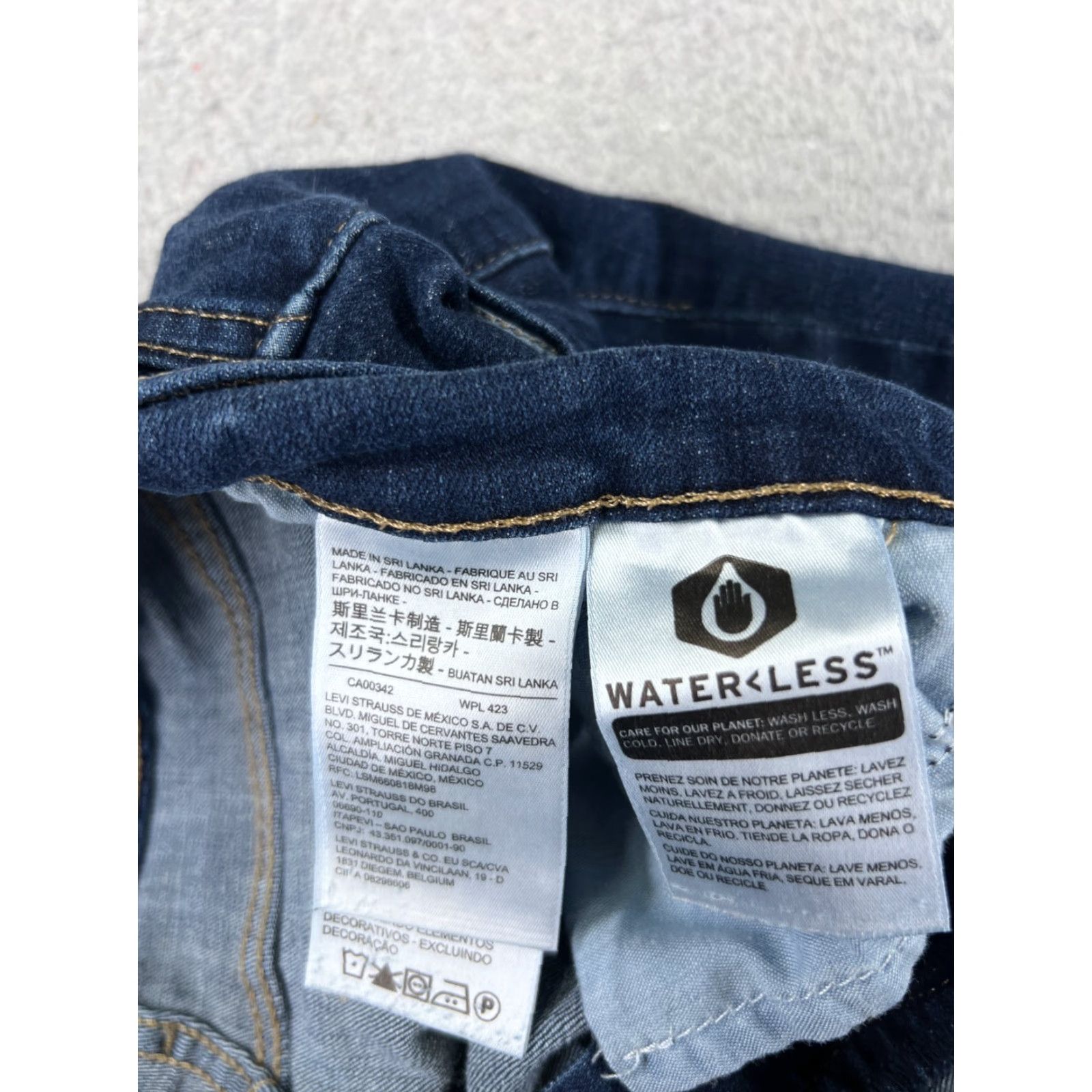 Levi's Levi's Jeans Womens 29 Blue Denim Bootcut 5-Pocket Stretch Classic Regular 28x27 Dark Blue Jeans Womens Mens Size 29" - 7 Thumbnail