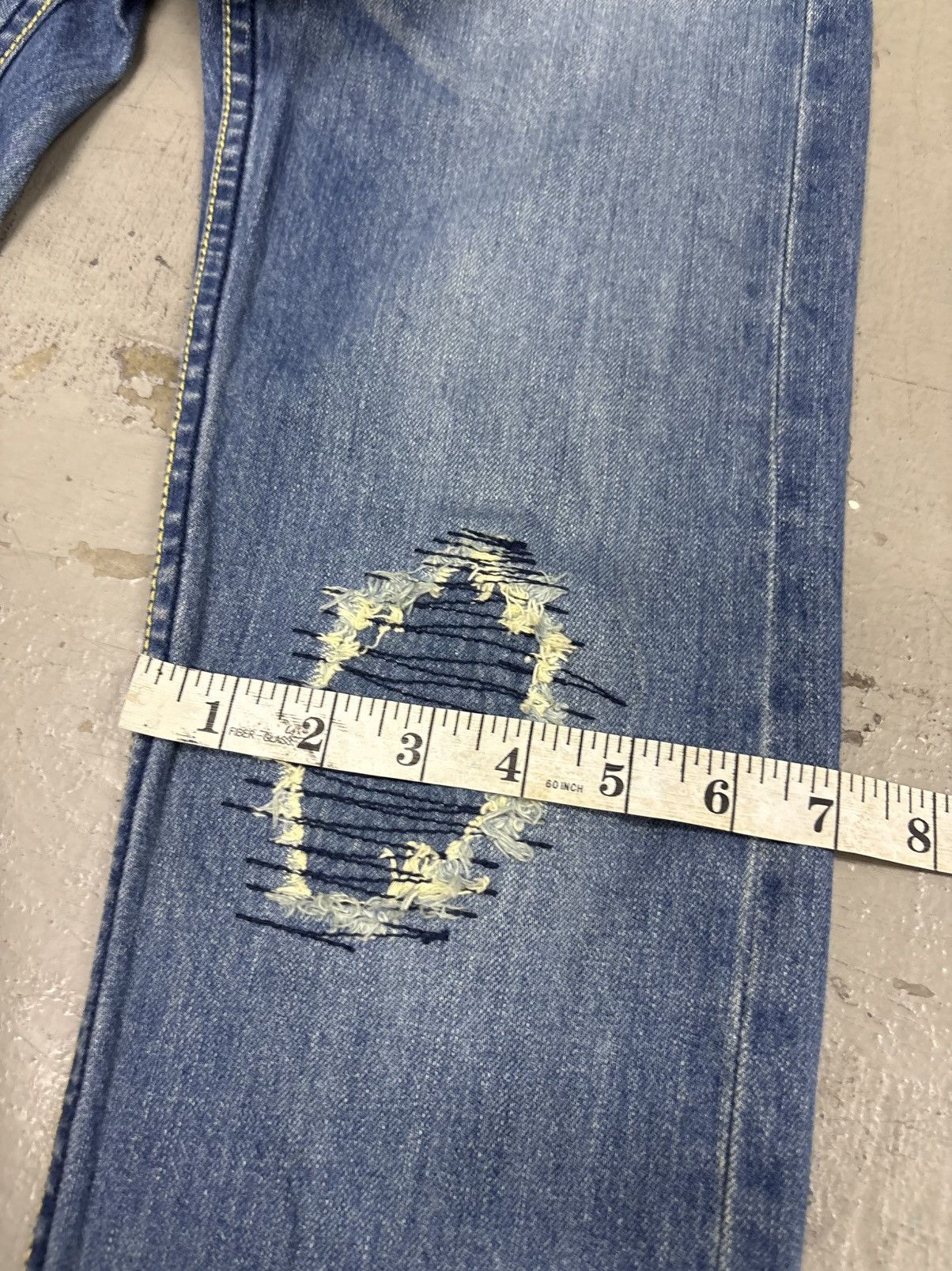 Kapital Kapital sashiko reworks Slim Straight Ozoc Distressed Flared Size US 30 / EU 46 - 18 Thumbnail