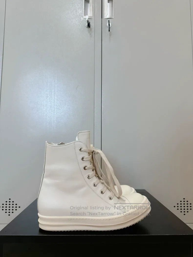 Rick Owens Rick Owens Pure white milk Converse Size US 5 / EU 37 - 3 Thumbnail