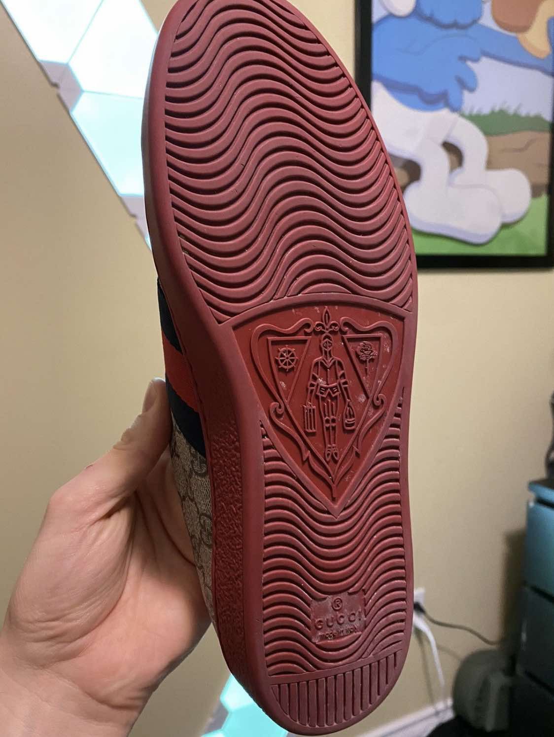 Gucci Gucci GG Supreme New Ace Sneakers Size US 9 / EU 42 - 11 Thumbnail