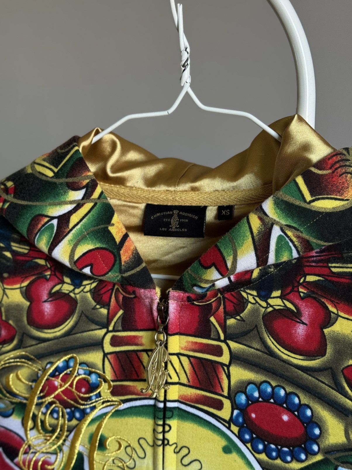 Christian Audigier Christian Audigier Ed Hardy Zip Hoodie Jacket Y2K All Over Size XS / US 0-2 / IT 36-38 - 3 Thumbnail
