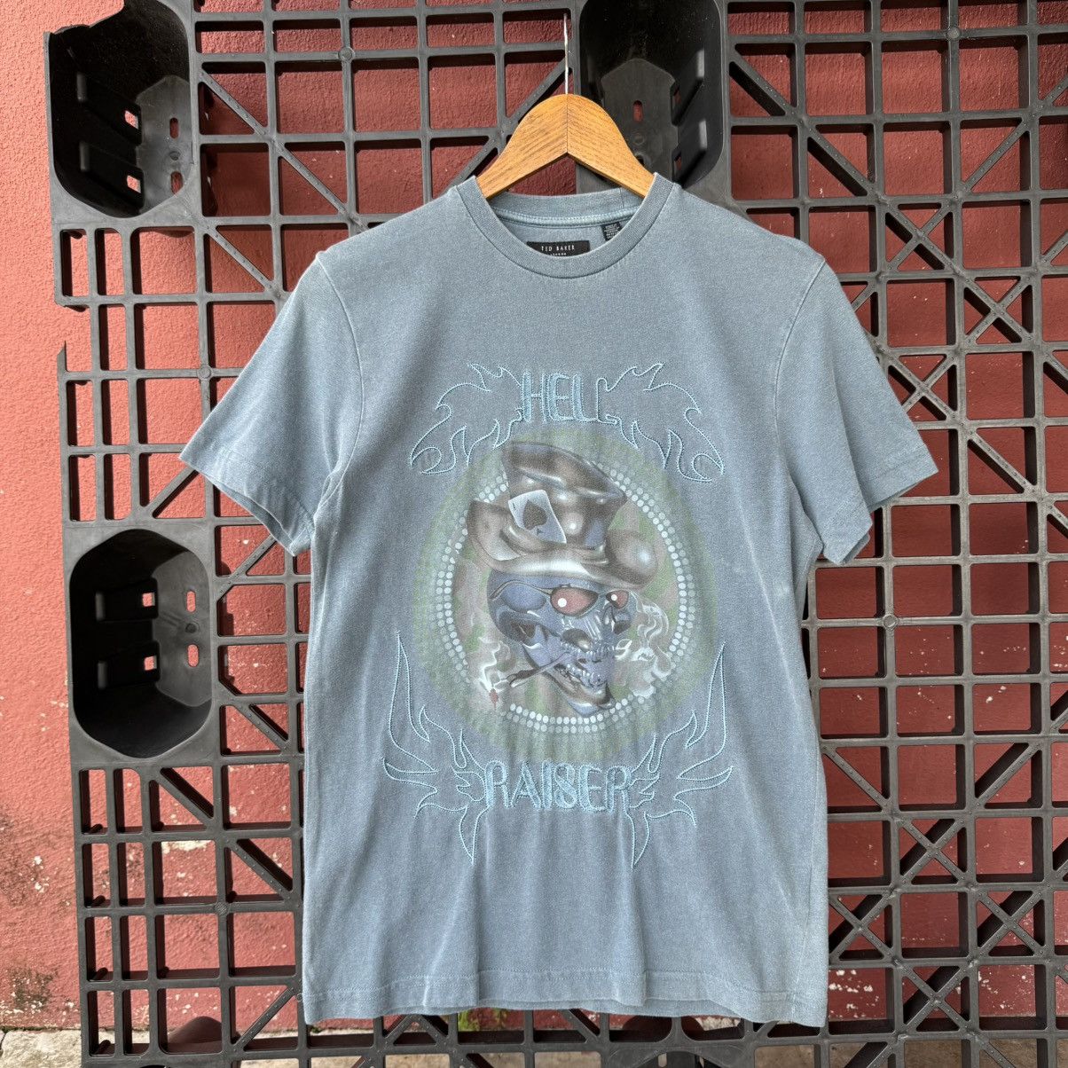 Ted Baker Embroidery Hell Raiser Ted Baker Hellstar Style Faded Look Size US S / EU 44-46 / 1 - 3 Thumbnail