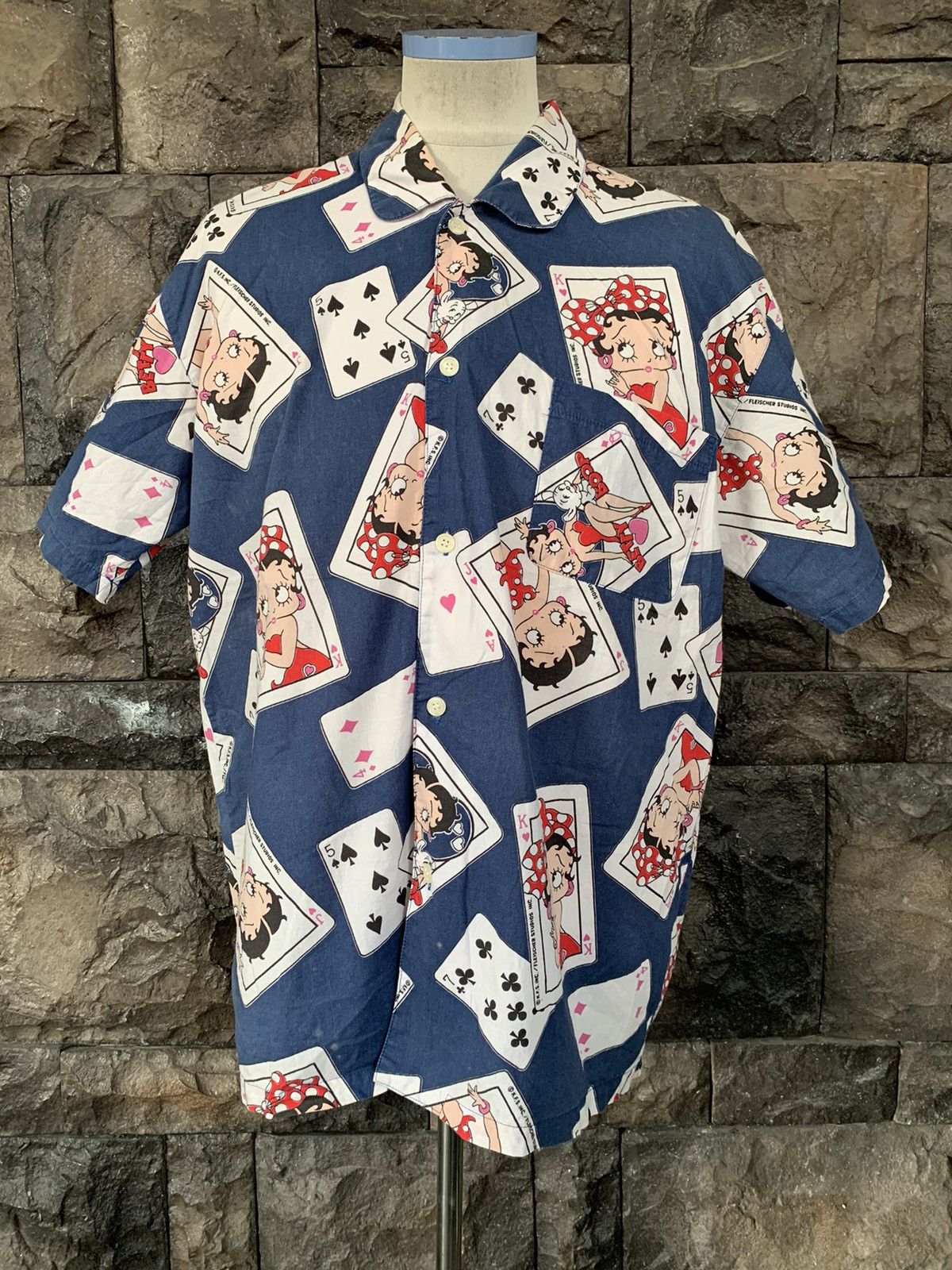 Vintage Vintage 90s Betty Boop Hawaii Shirt Size US L / EU 52-54 / 3 - 1 Thumbnail