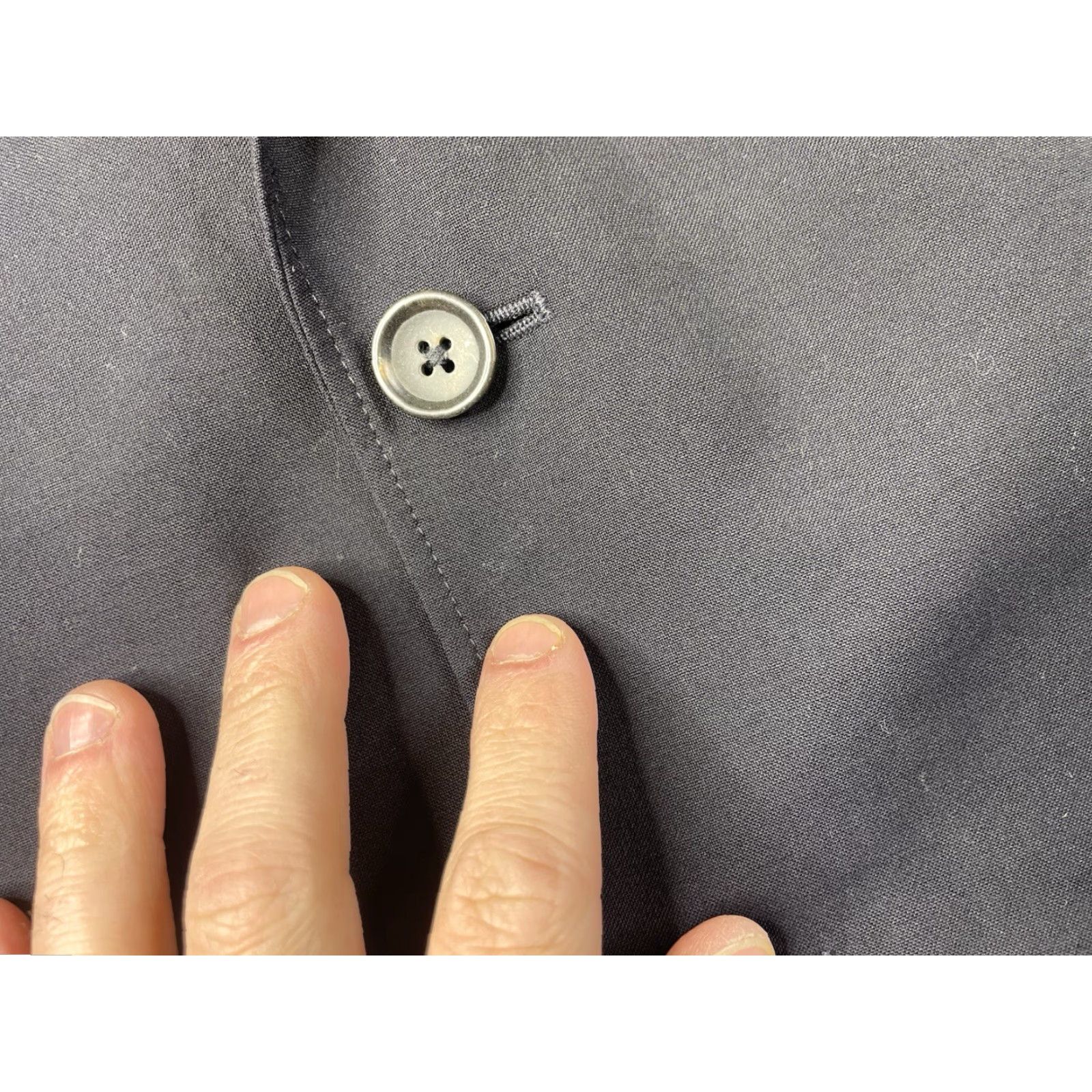 J.Crew VINTAGE J.CREW Blazer Mens 40 Blue Wool Cambridge Sport Coat 3 Button Jacket Front Inner Pockets Mens Size 40R - 7 Thumbnail