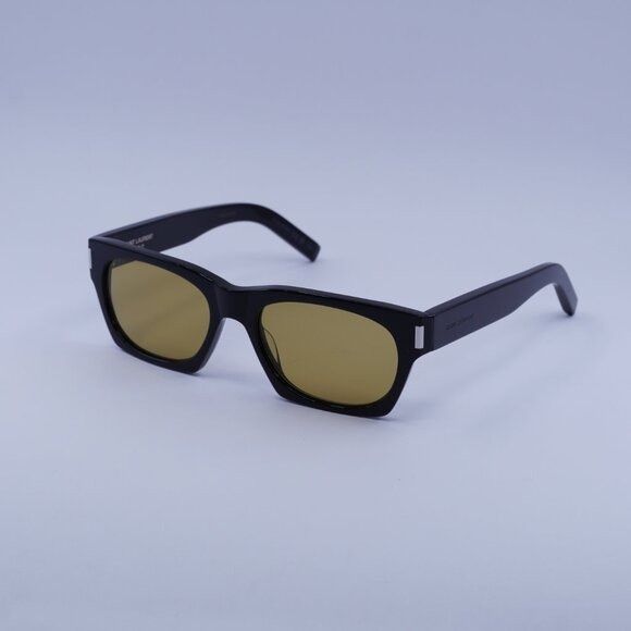 Saint Laurent Paris Saint Laurent SL402 010 Sunglasses Black Square Frame Size ONE SIZE - 5 Thumbnail