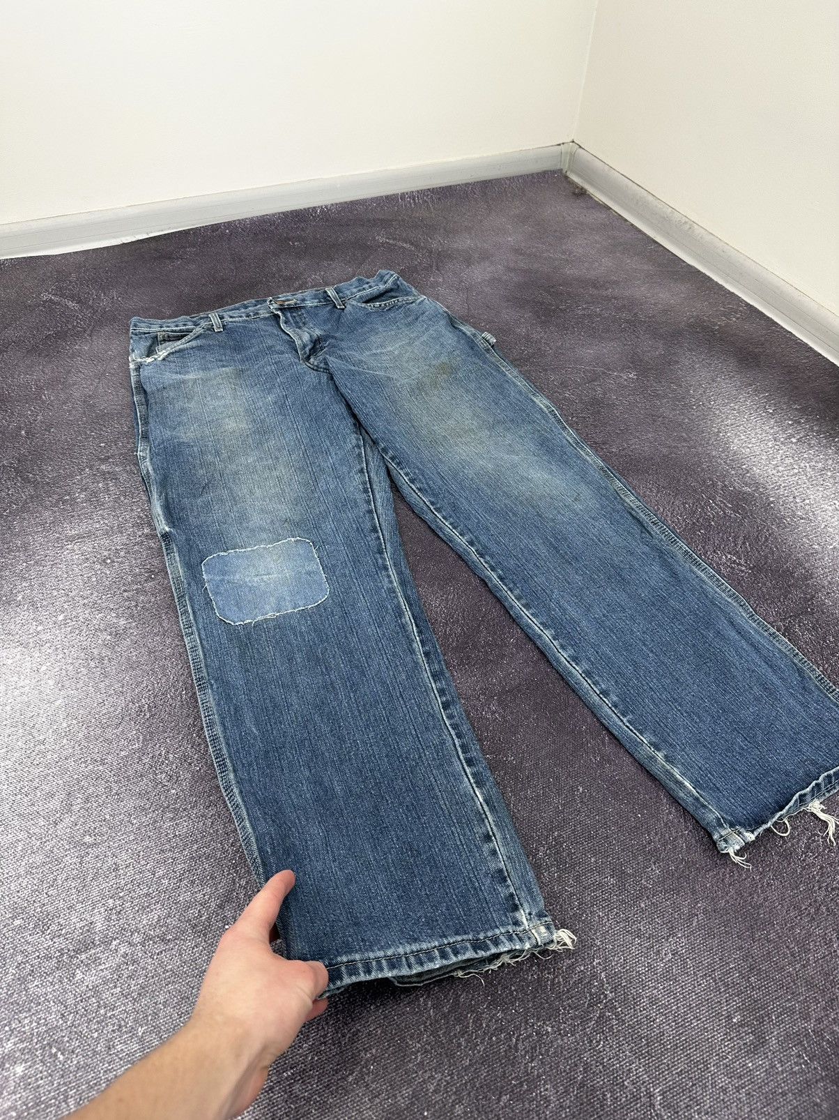 Dickies Vintage Dickies Distressed USA Baggy Cargo Carpenter Pants Size US 34 / EU 50 - 11 Thumbnail