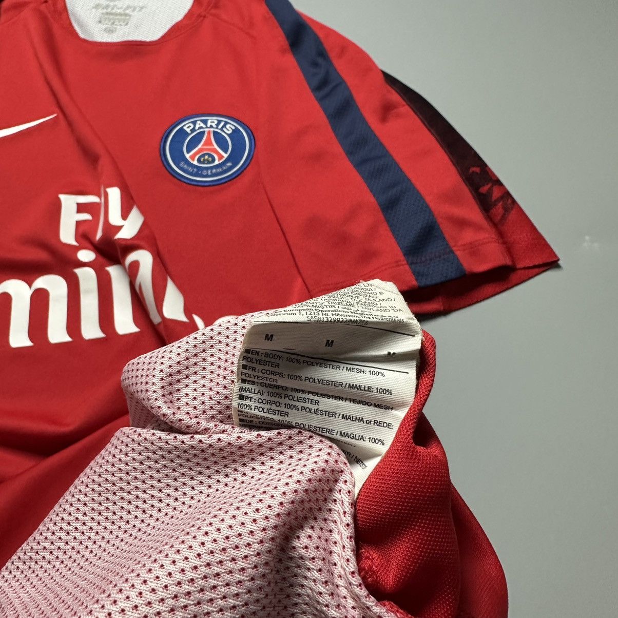Vintage PSG NIKE 2015/2016 FOOTBALL SOCCER TRAINING JERSEY Size US M / EU 48-50 / 2 - 10 Thumbnail