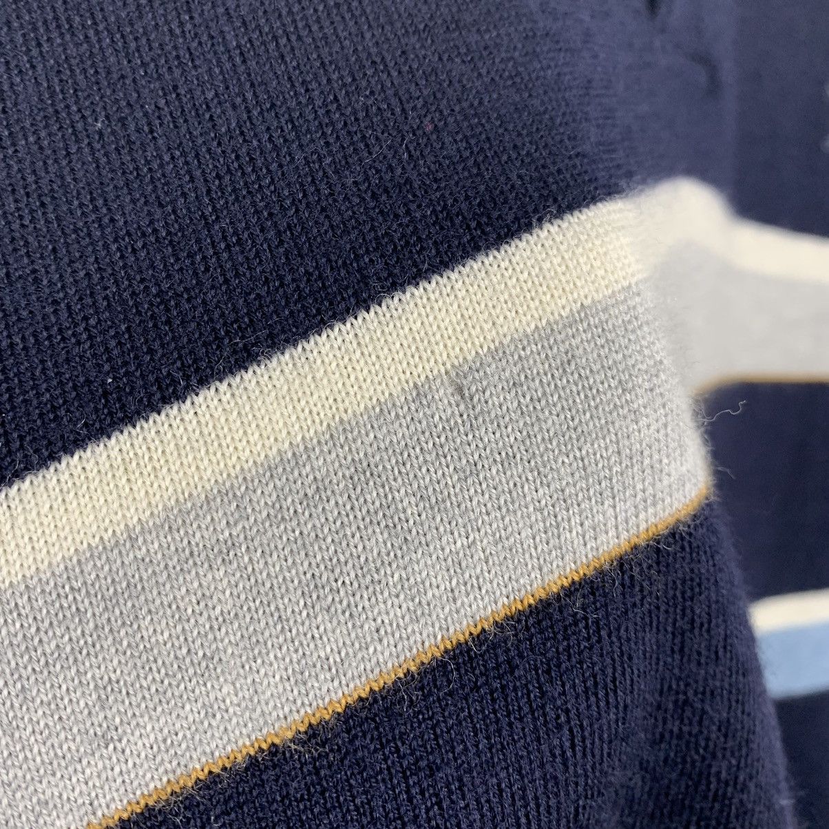 Paul & Shark Vintage Paul & Shark Striped Wool Sweater Men’s Size L Size US L / EU 52-54 / 3 - 19 Thumbnail